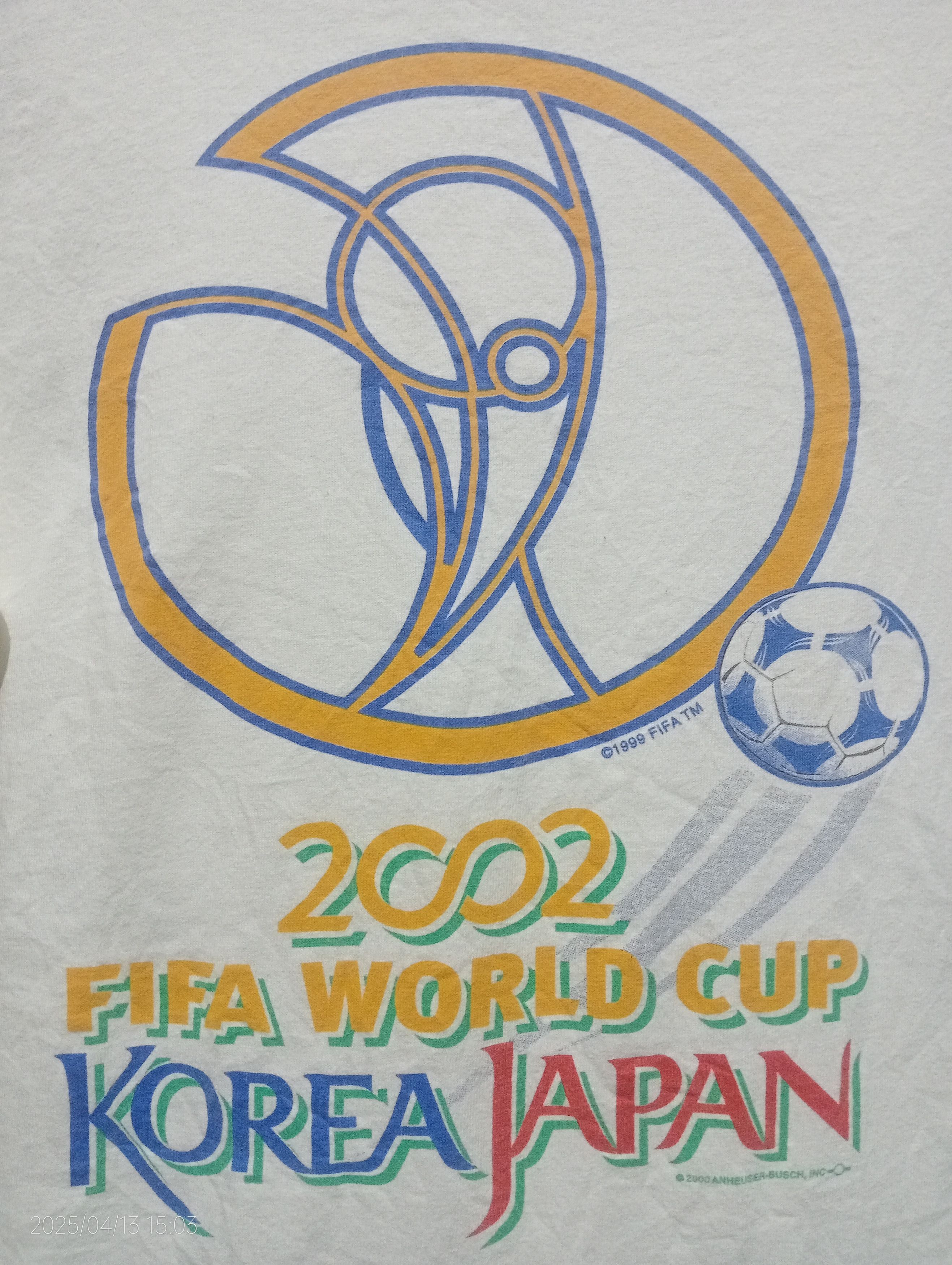 Budweiser Vintage Y2K Fifa World Cup Korea Japan / BudweiserTee Size US M / EU 48-50 / 2 - 3 Thumbnail