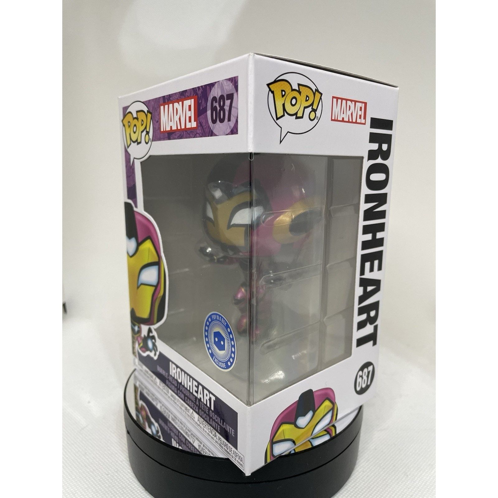 Marvel Comics Funko Pop! Vinyl: Marvel - Ironheart - PIAB Exclusive #687 Size ONE SIZE - 2 Thumbnail