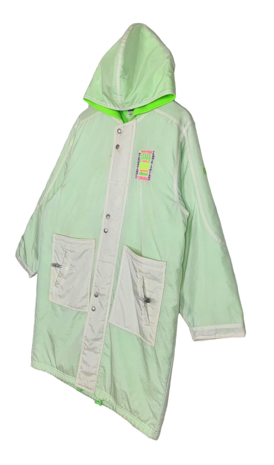 Ellesse Ellesse Italy Tennis Sportswear Long Button Jacket Hoodies Size US L / EU 52-54 / 3 - 4 Thumbnail