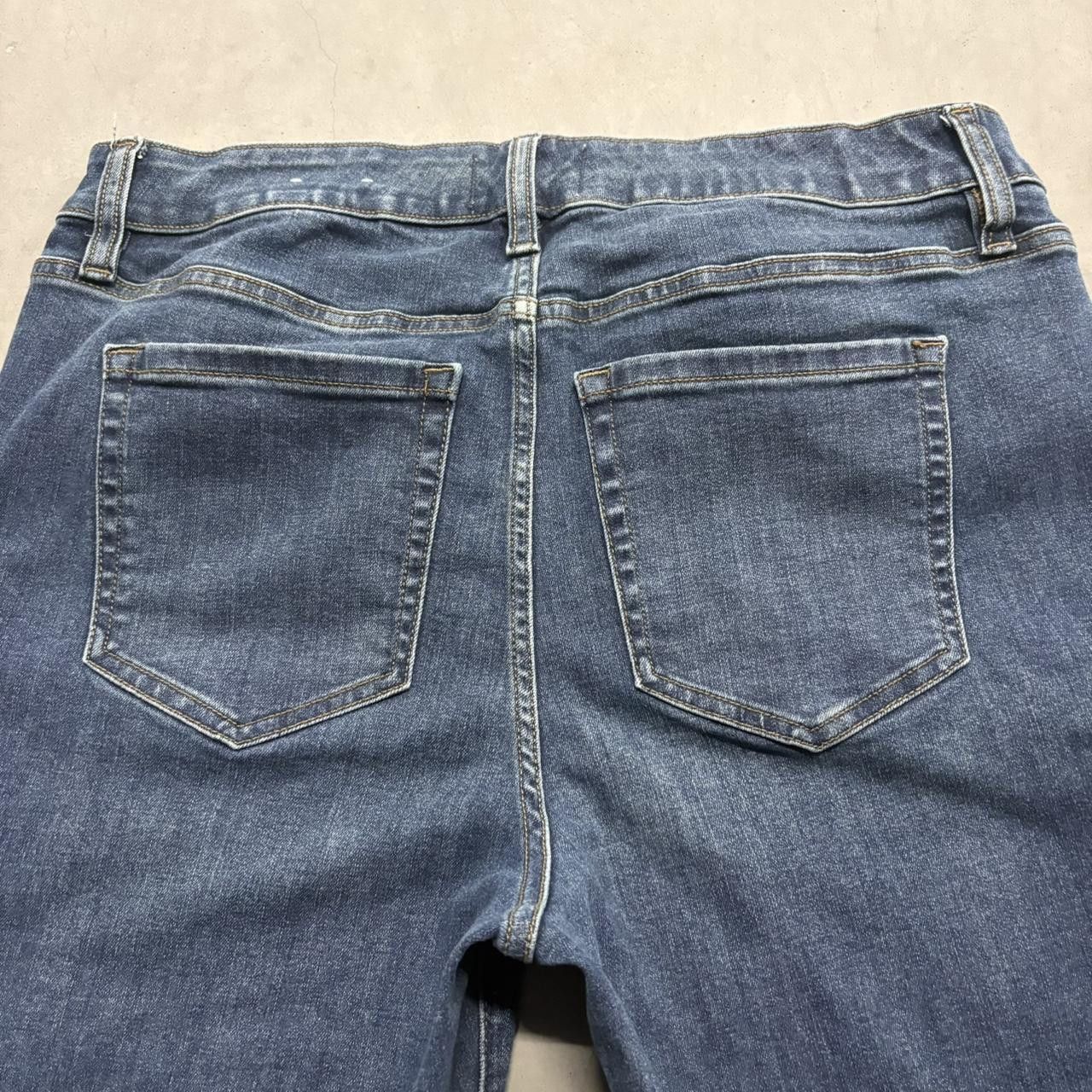Vintage Crazy Vintage Y2K/2000s Baggy Flare Wideleg Skater Streetwear Dark Wash Denim Jeans! Size US 34 / EU 50 - 7 Thumbnail
