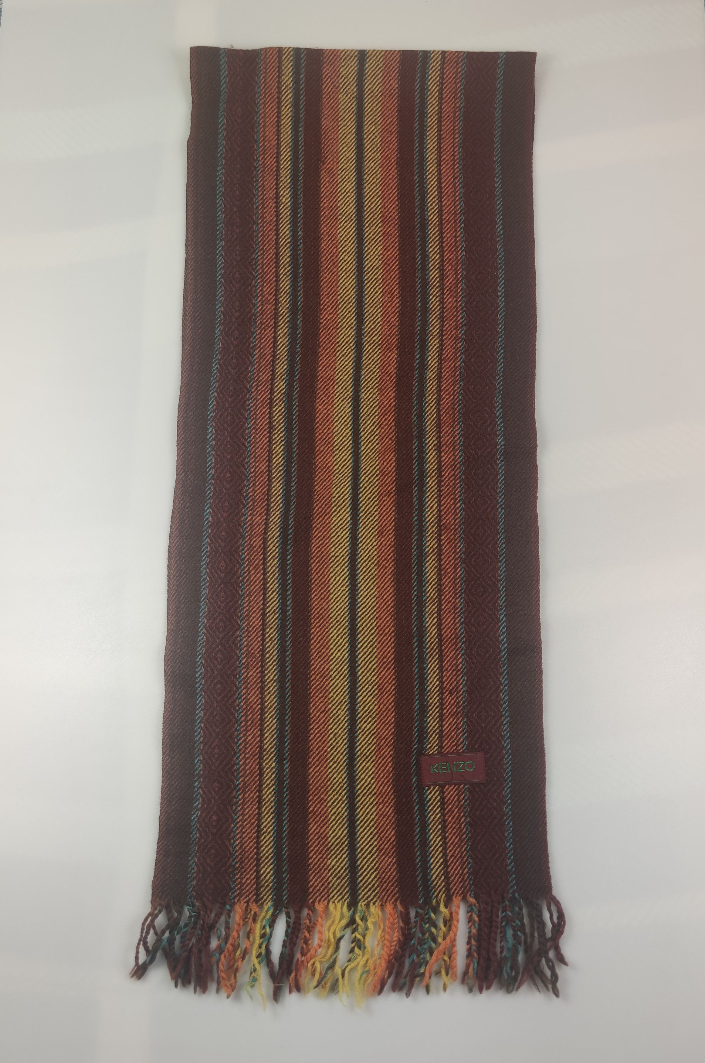 Vintage Kenzo Scarf/Muffler/Wool S431 Size ONE SIZE - 1 Thumbnail