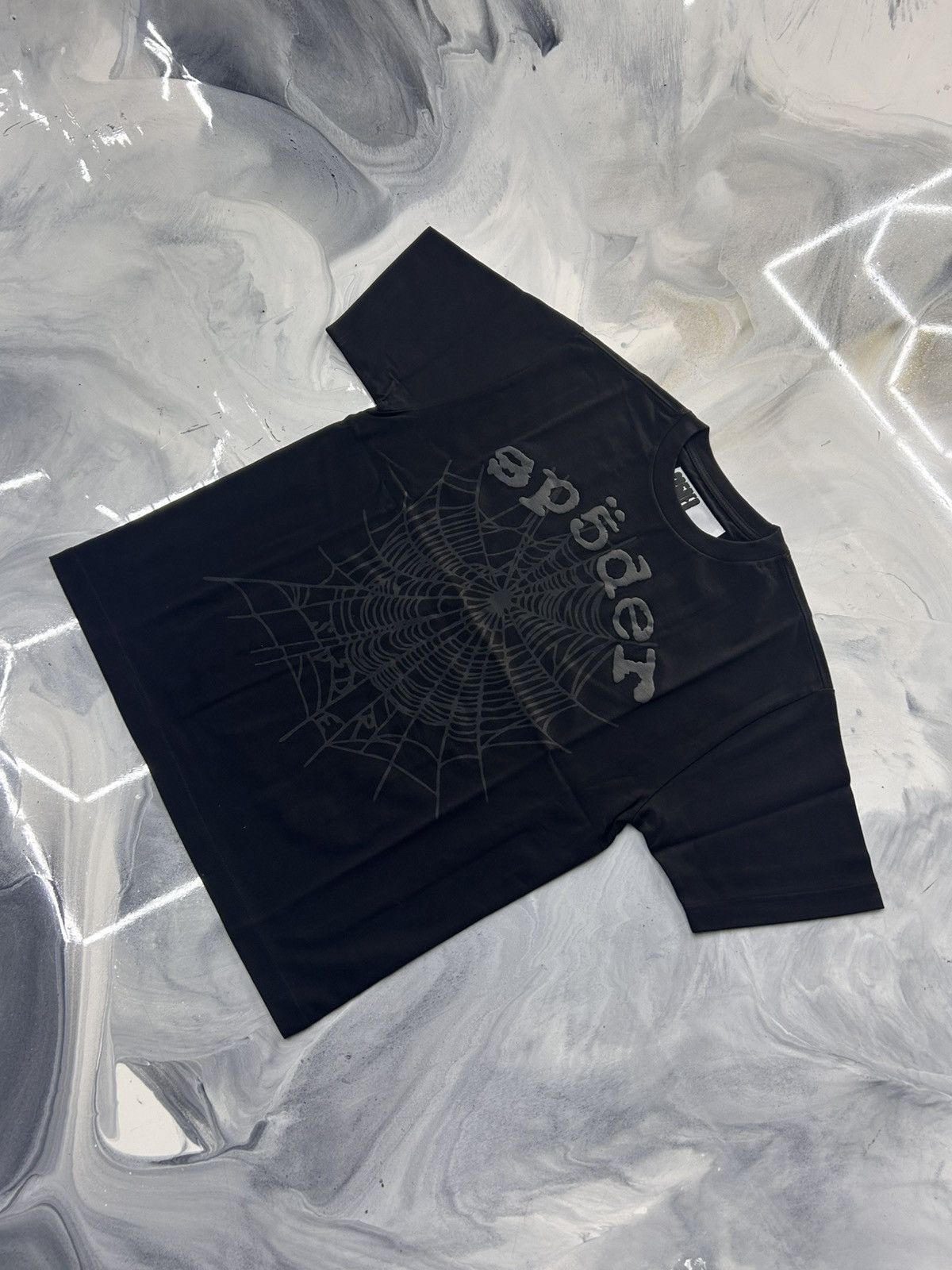 Sp5der Sp5der Phantom OG Web Tee 2 Tone Black Size L Size US L / EU 52-54 / 3 - 2 Thumbnail