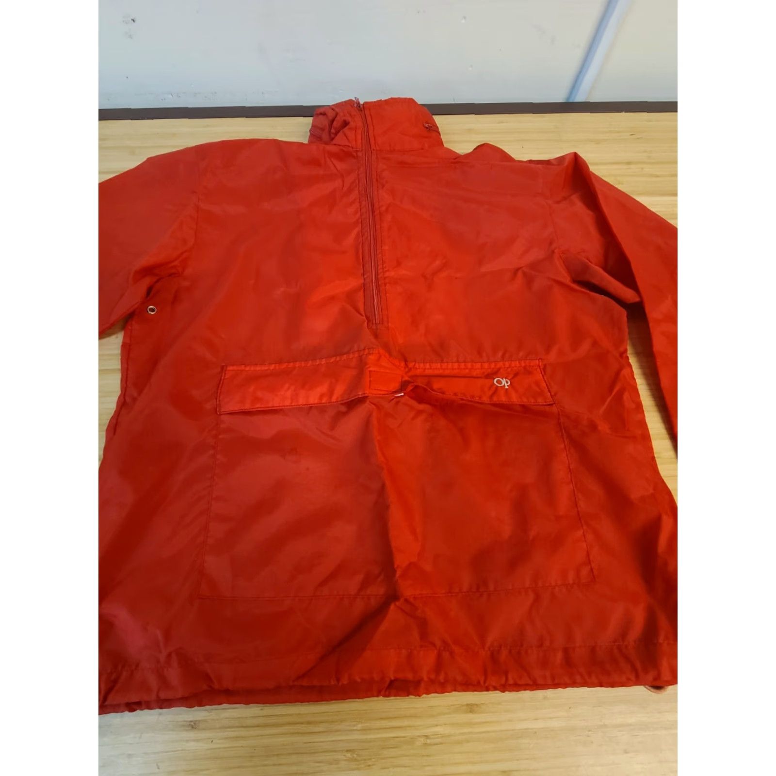 Vintage VINTAGE OP Weather Wear Jacket Mens M Red Windbreaker Zip Pockets 90s Retro Lightweight Lightweight Breathable Outdoor Size US M / EU 48-50 / 2 - 2 Thumbnail