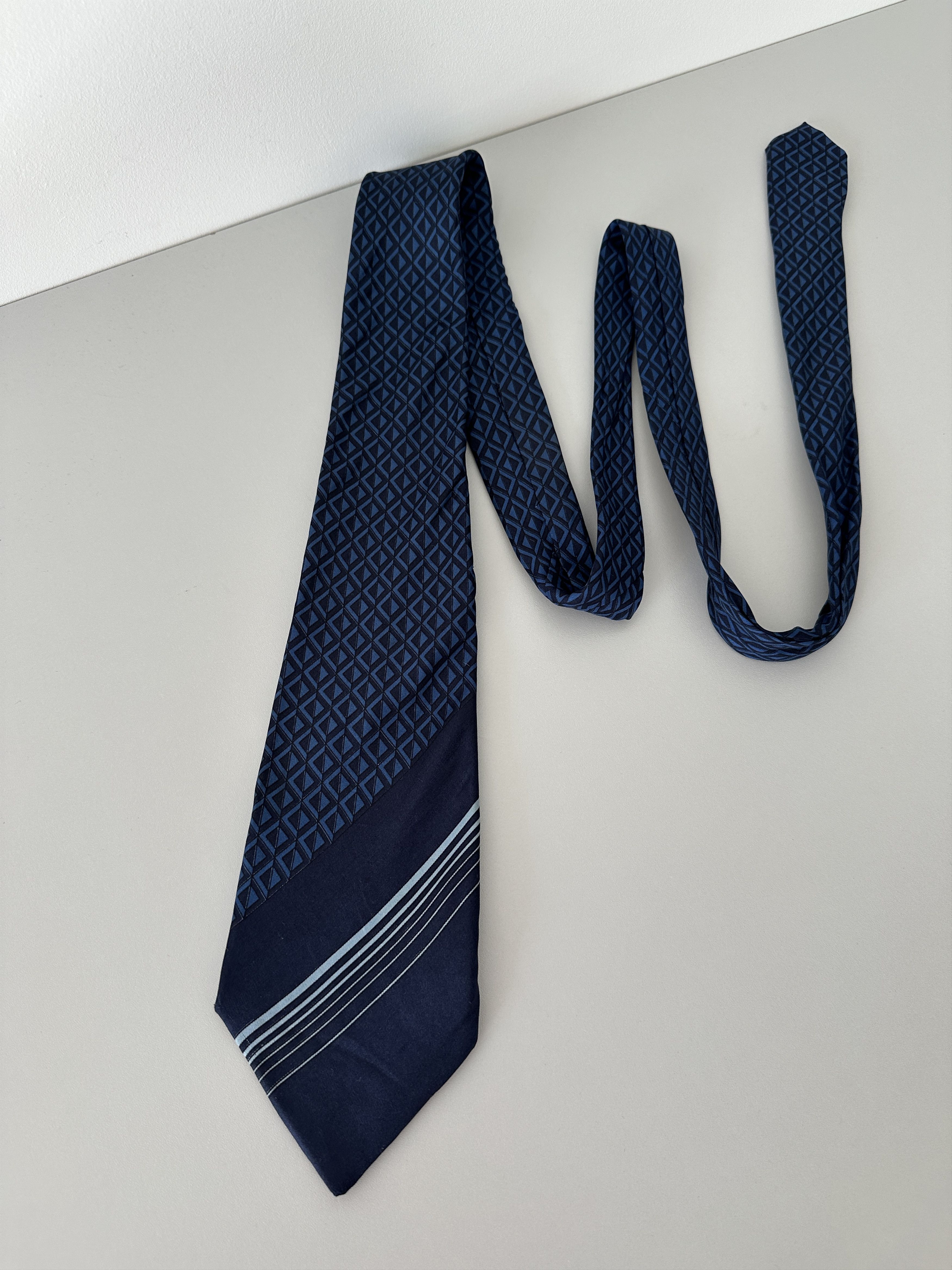 Lanvin Lanvin Silk Blue Tie Size ONE SIZE - 1 Thumbnail