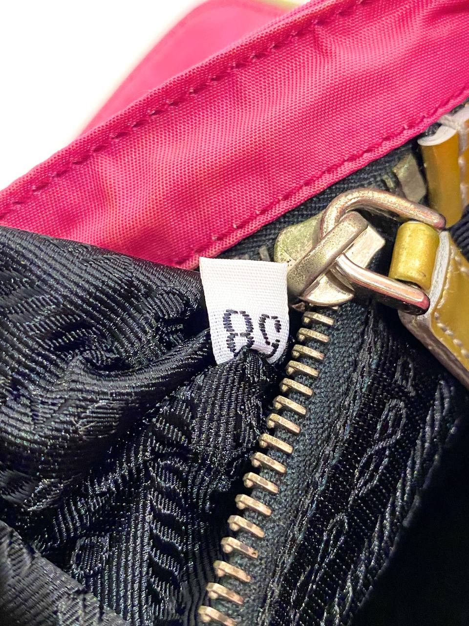 Prada Prada Rosa Pocket Space Logo Shoulder Hand Bag Vintage Y2K Size ONE SIZE - 15 Thumbnail