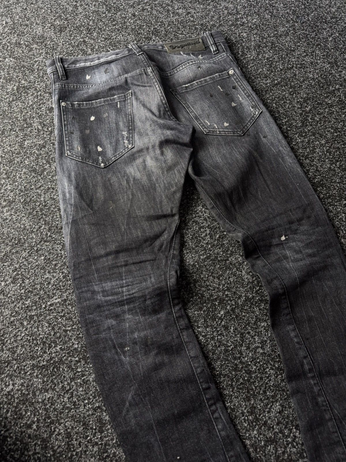 Dsquared2 RARE pants Dsquared2 distressed Denim Y2k style💥🔥 Size US 31 - 17 Thumbnail