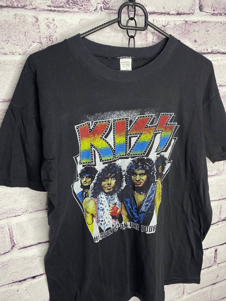 KISS Men's Vintage 90s Rock Band Tee T-Shirt KISS SIZE XL Size US XL / EU 56 / 4 - 2 Thumbnail