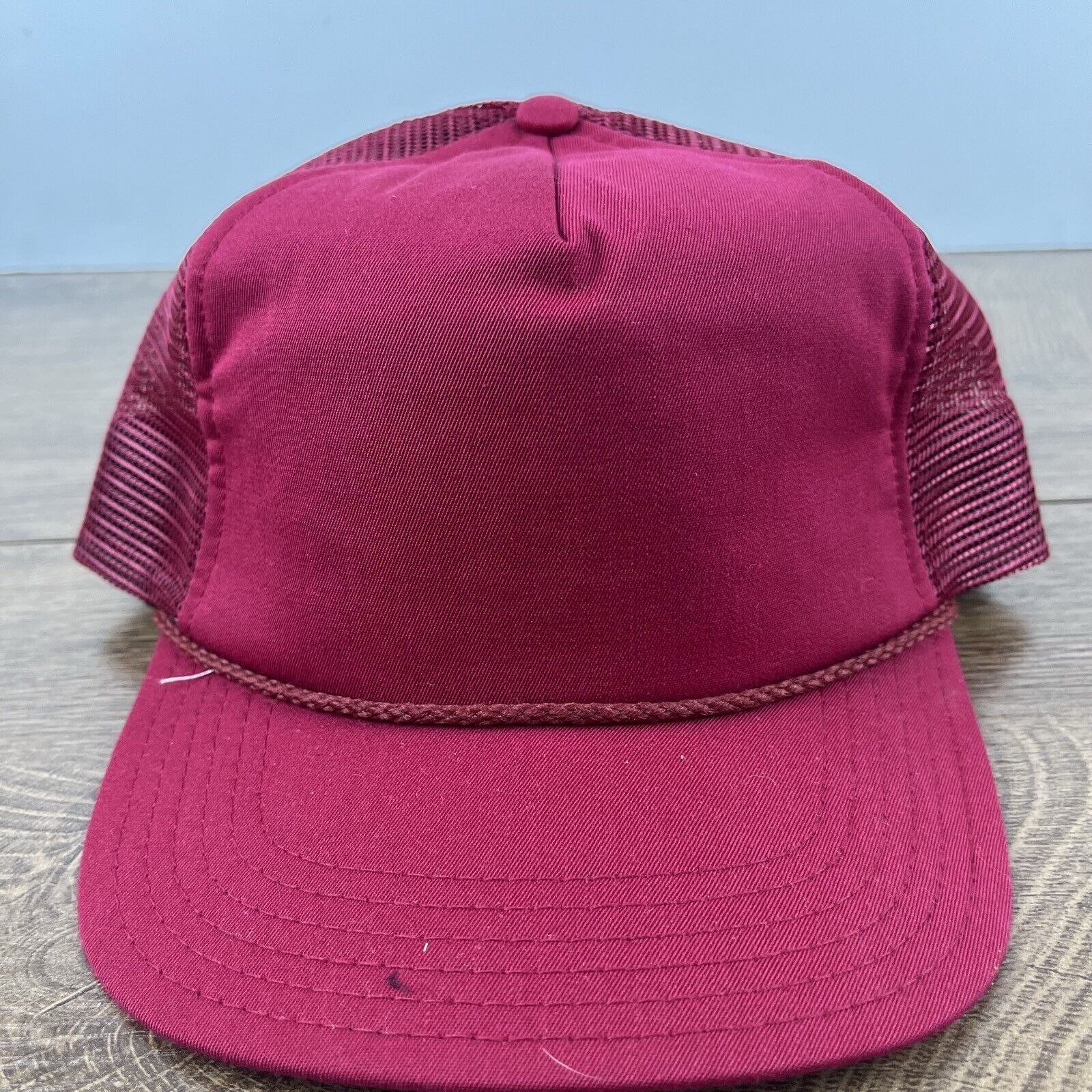 Other Maroon Snapback Hat Red Cap Hat Adjustable Hat Red Adult Hat Size ONE SIZE - 3 Thumbnail