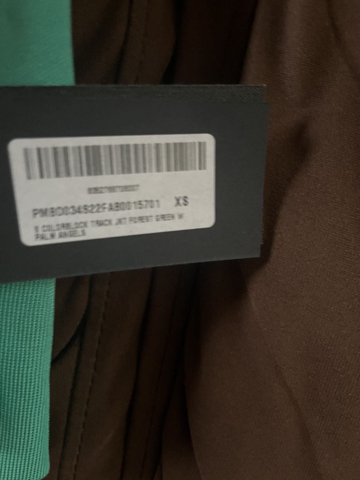 Palm Angels Palm Angels|V Block Track Jacket|Forrest Green x Orange Size US XS / EU 42 / 0 - 7 Thumbnail