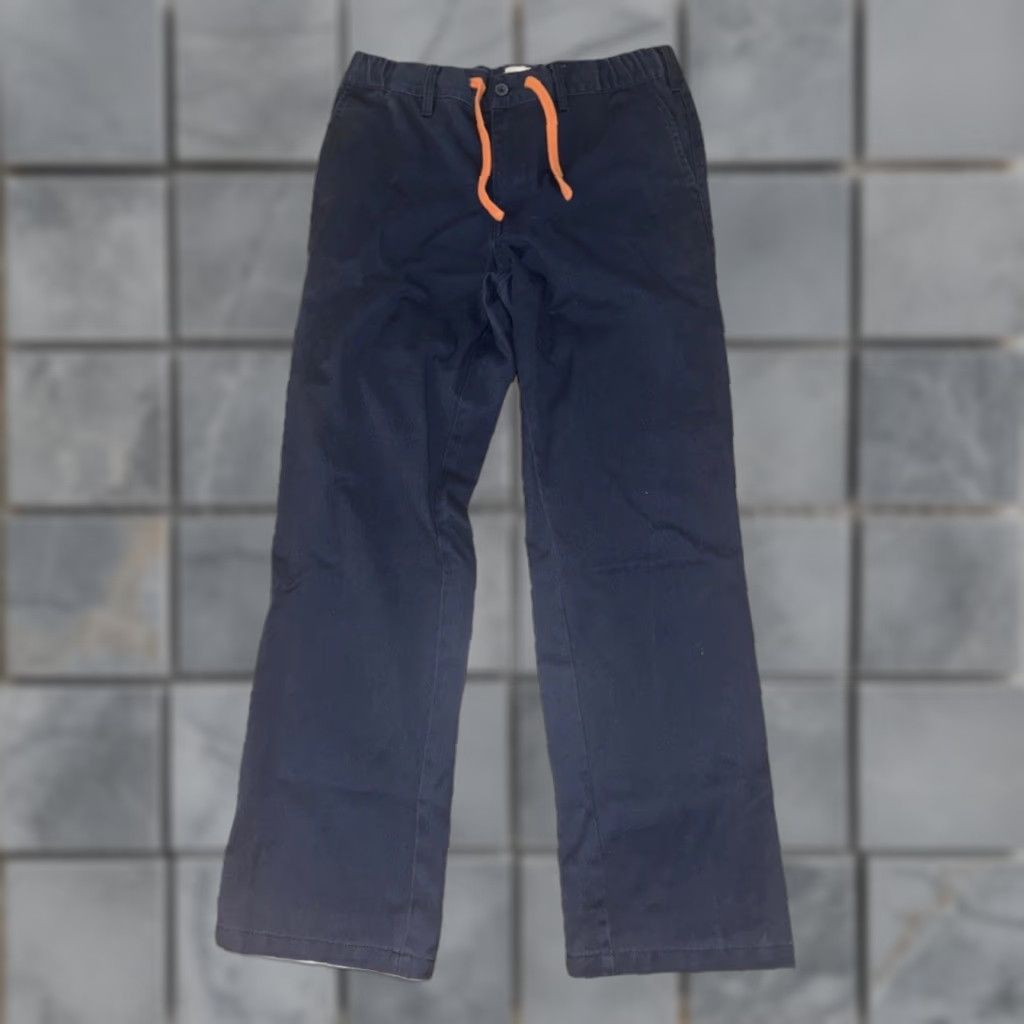RVCA RVCA Gender Neutral Chino Pants Blue 34x31 Pants Mens Regular 34 Blue Chino Size US 34 / EU 50 - 1 Thumbnail