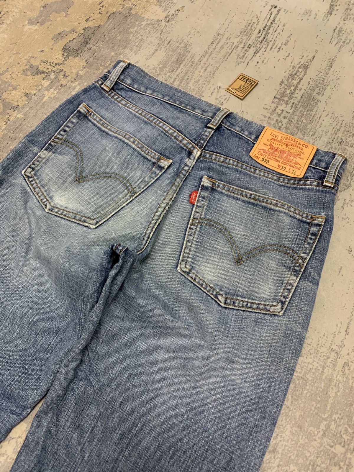 Levi's VTG Y2K Levi’s 533 Loose Straight Denim Jeans Faded Wash Size US 30 / EU 46 - 9 Thumbnail