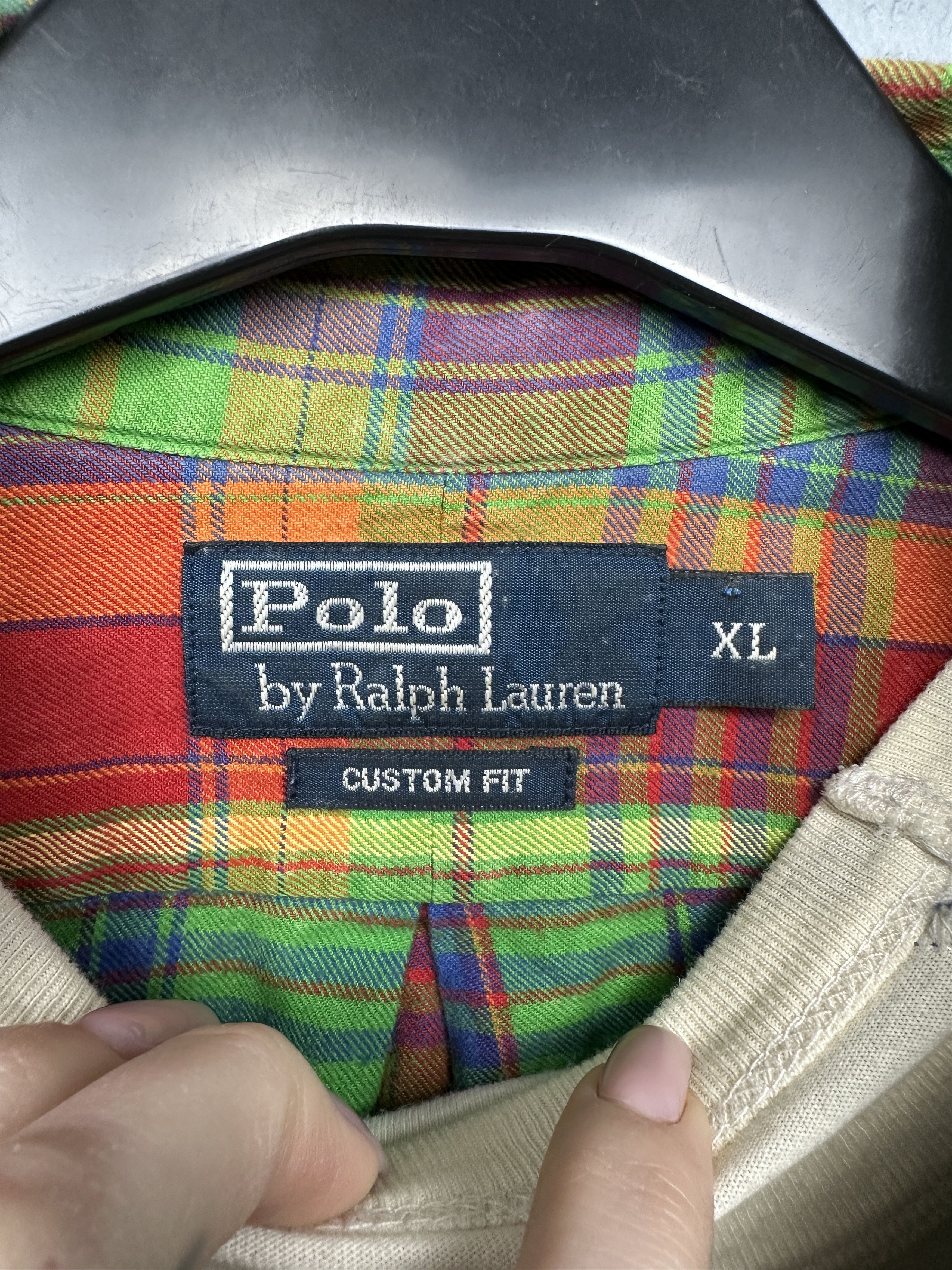 Polo Ralph Lauren Polo Ralph Lauren Mens Flannel Plaid Shirt Size US XL / EU 56 / 4 - 4 Thumbnail
