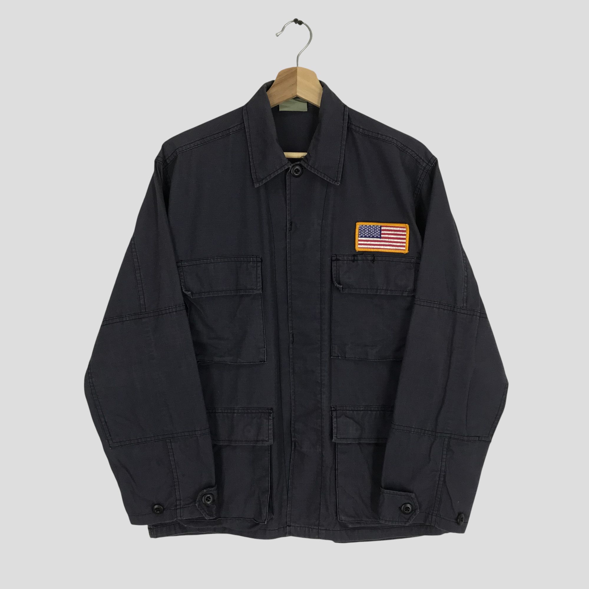 Vintage Vintage 1970s Italian military Denim Jacket | Grailed