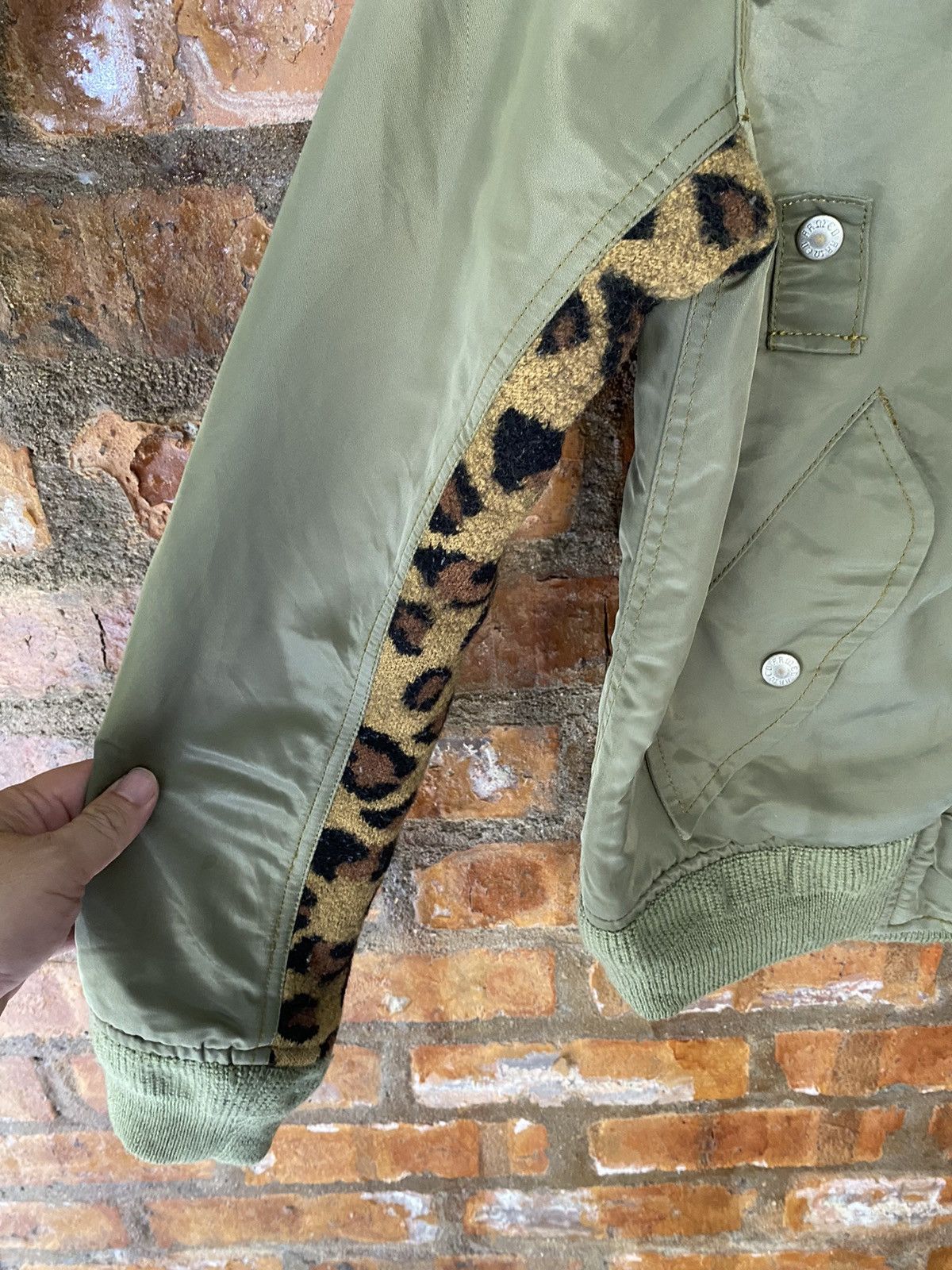Japanese Brand ARMED Japan Hybrid MA-1 Bomber Talon Jacket Size US S / EU 44-46 / 1 - 9 Thumbnail