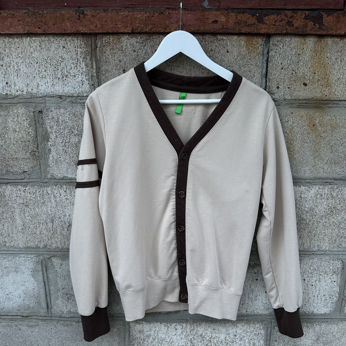 Le Grande Bleu (L.G.B.) Vintage Avantgarde Cardigan Old Money Size S Y2K 00s USA Size US S / EU 44-46 / 1 - 1 Thumbnail