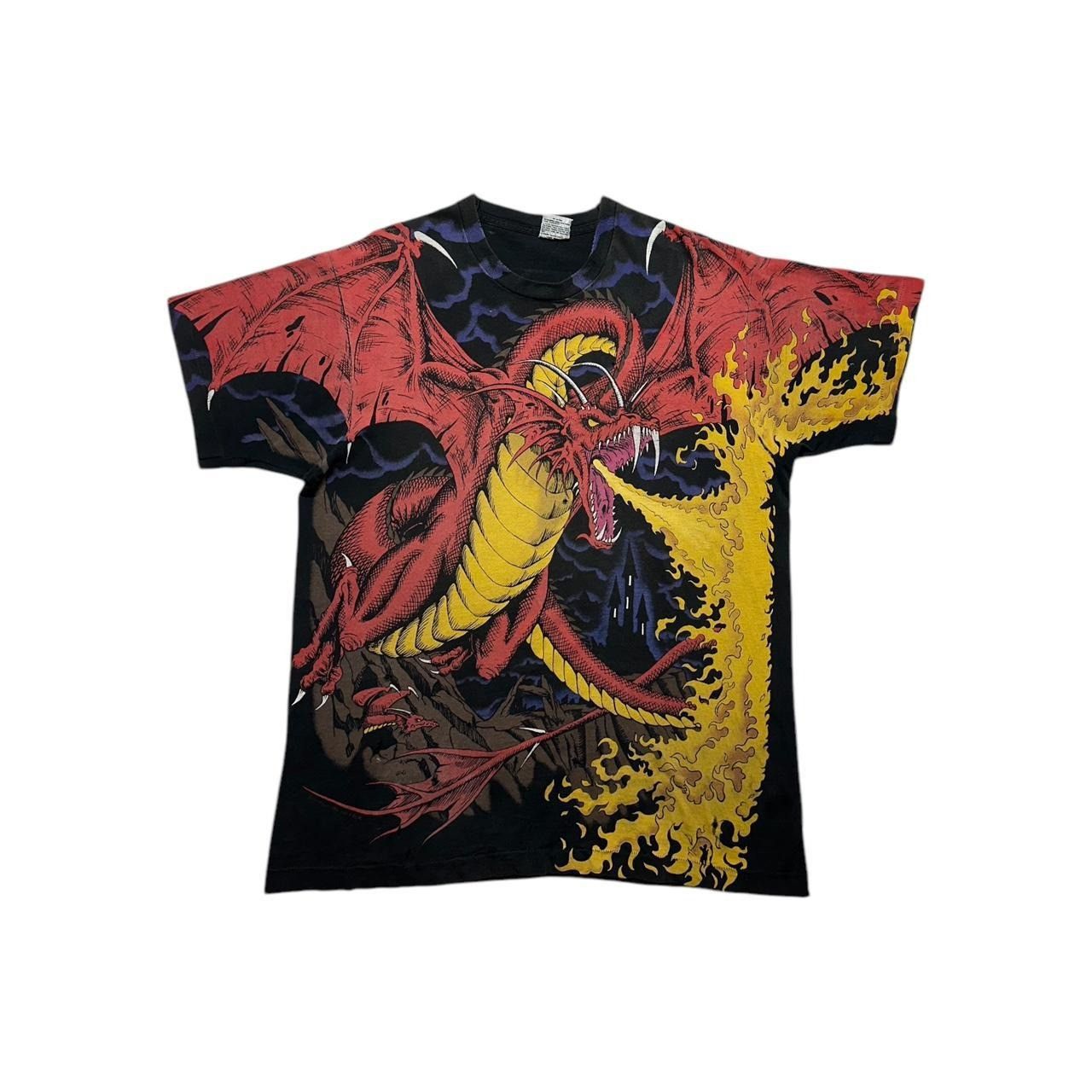 Liquid Blue × Vintage Vintage Liquid Blue Dragon Knight AOP T-Shirt Size US XL / EU 56 / 4 - 1 Thumbnail