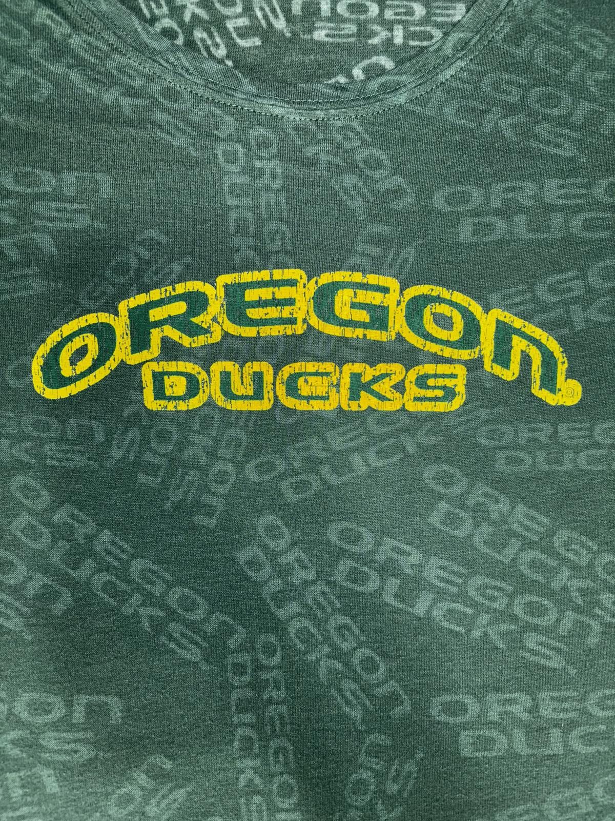 Designer Oregon Ducks Graphic Tee - Women's Large Size L / US 10 / IT 46 - 2 Thumbnail