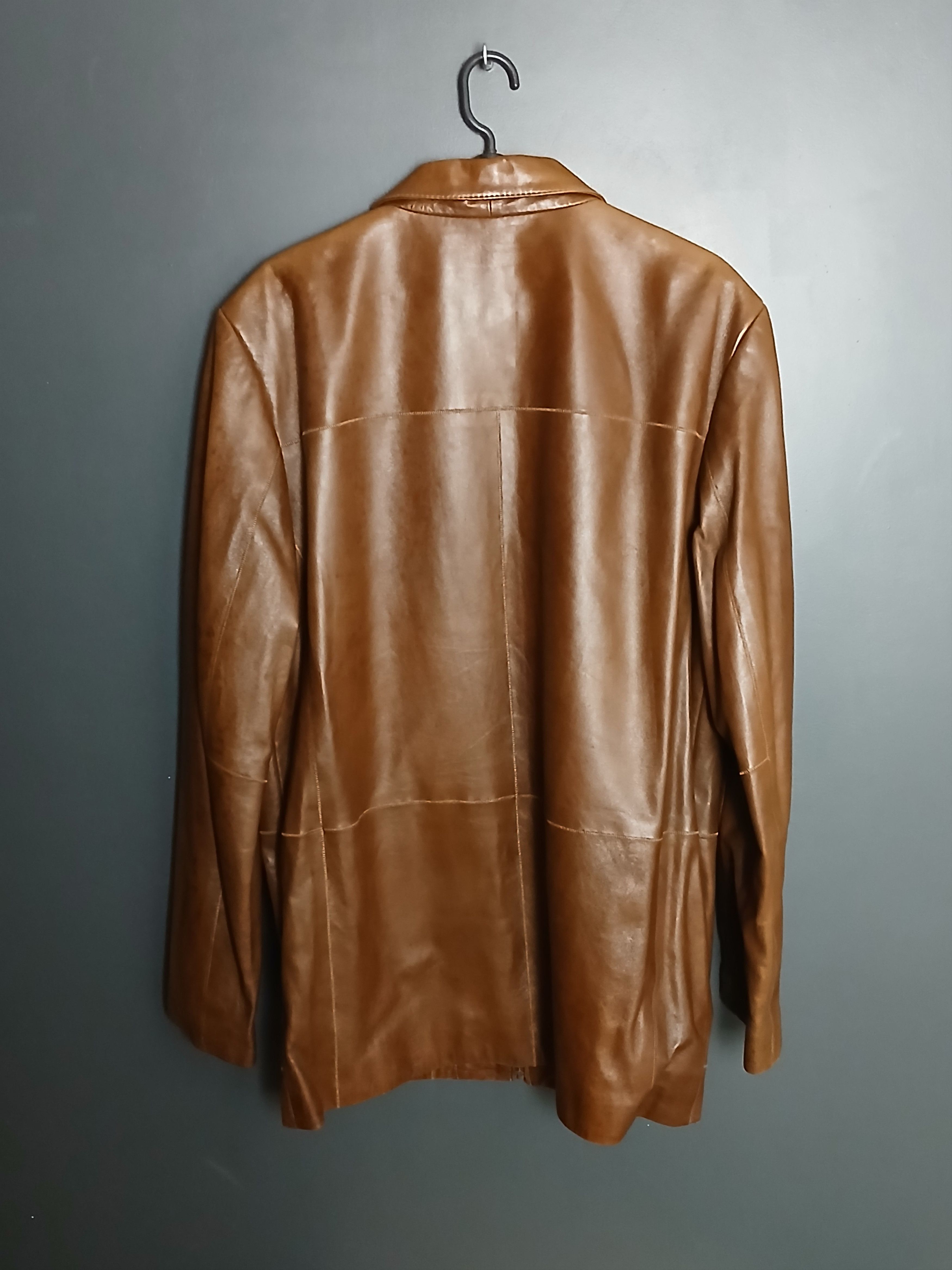 Vintage Vintage Leather Jacket Size US XL / EU 56 / 4 - 2 Thumbnail