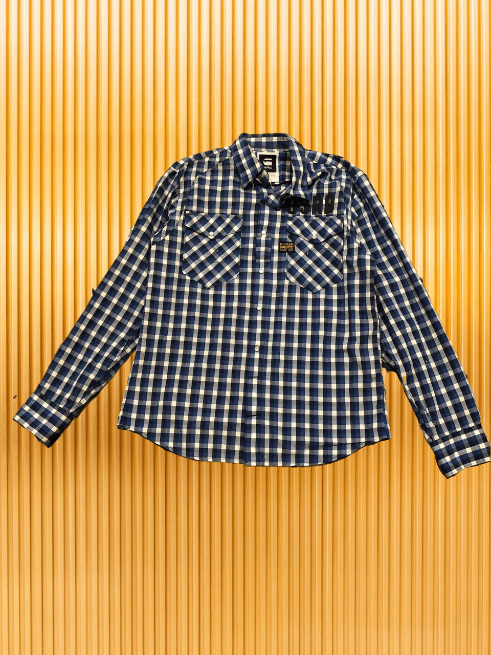 G-Star Vintage print Shirt big logo G-Star Raw Y2K GS size L Size US L / EU 52-54 / 3 - 1 Thumbnail