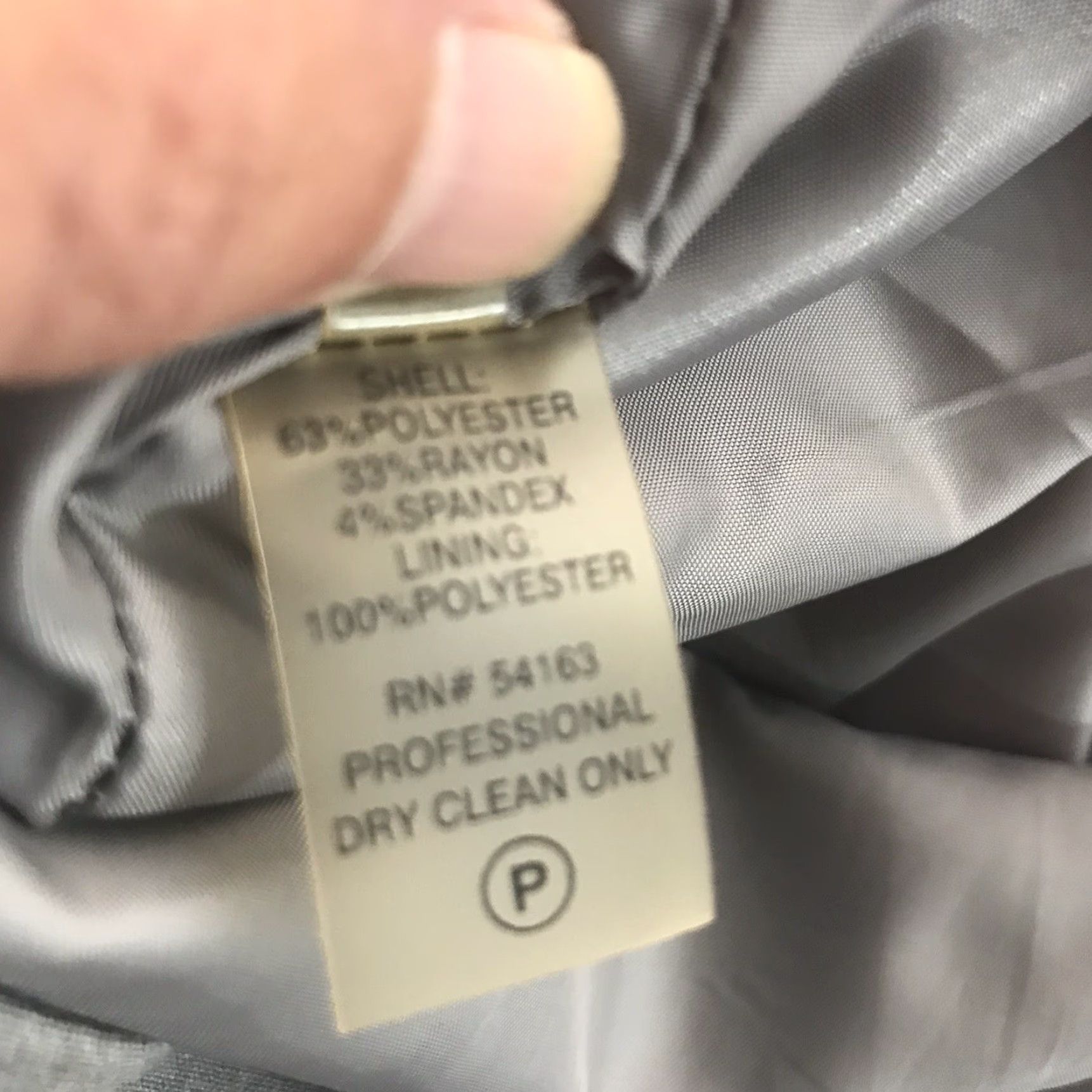 Calvin Klein Calvin Klein Gray Sleeveless Career Midi Dress Womens Size 14 Size XL / US 12-14 / IT 48-50 - 8 Thumbnail