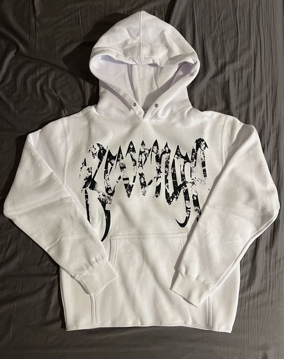 Juice Wrld X Revenge Photo Hoodie Blue Men's - SS20 - US