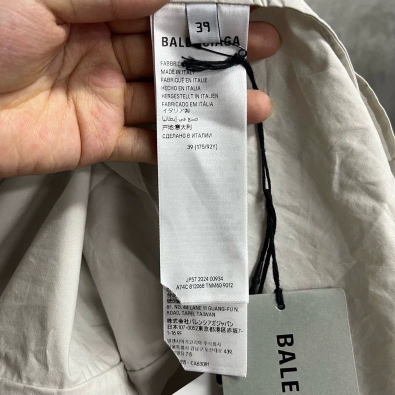 Other balenciaga white short sleeve shirt Size US M / EU 48-50 / 2 - 7 Thumbnail