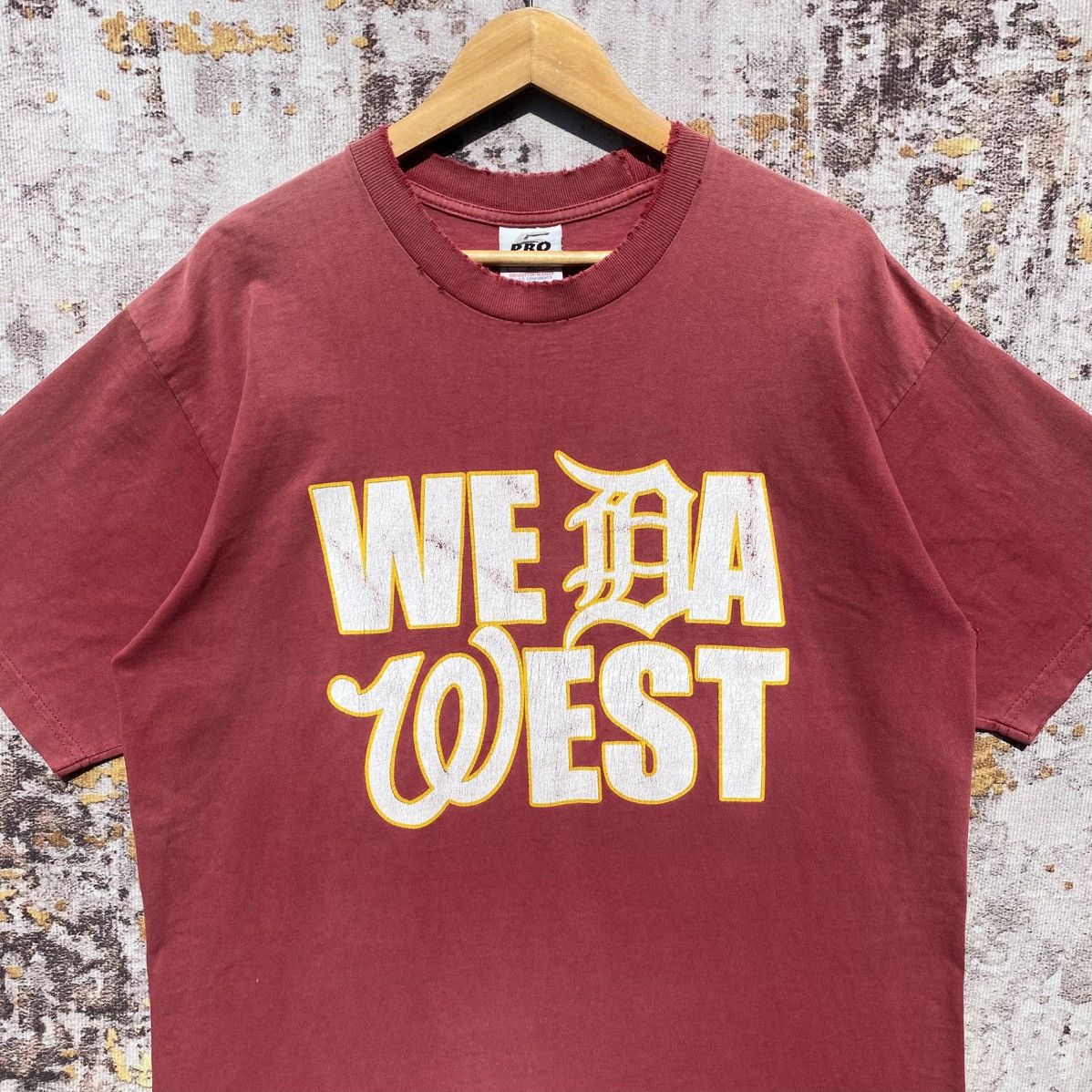 Rap Tees Vintage Snoop Dogg We Da West Shirt Raptees Distressed Size US XL / EU 56 / 4 - 4 Thumbnail