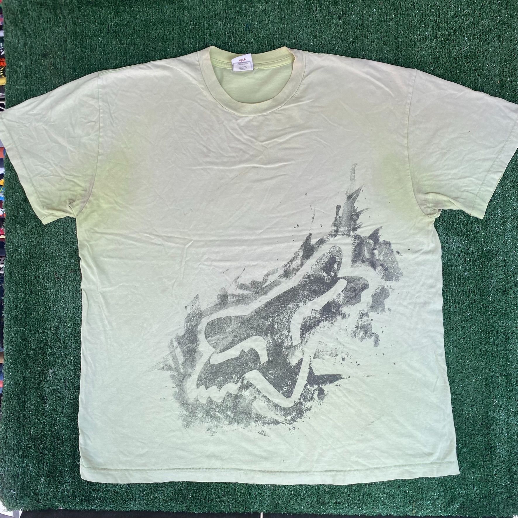 Vintage Fox Racing Ringer Tee Vintage Fox Racing Ringer Tee