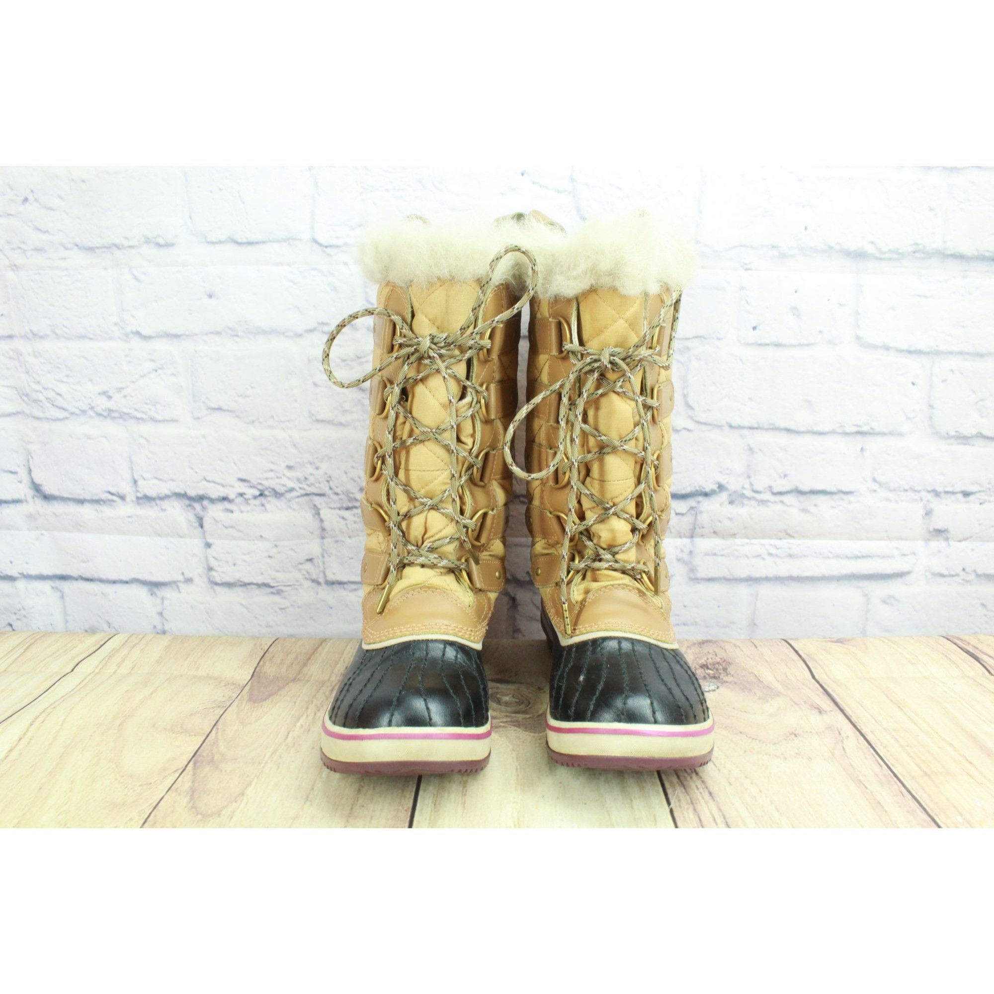 SOREL Sorel Tofino Cate Snow Boot Faux Fur Lined Quilted Size 8 Size US 8 / IT 38 - 4 Thumbnail