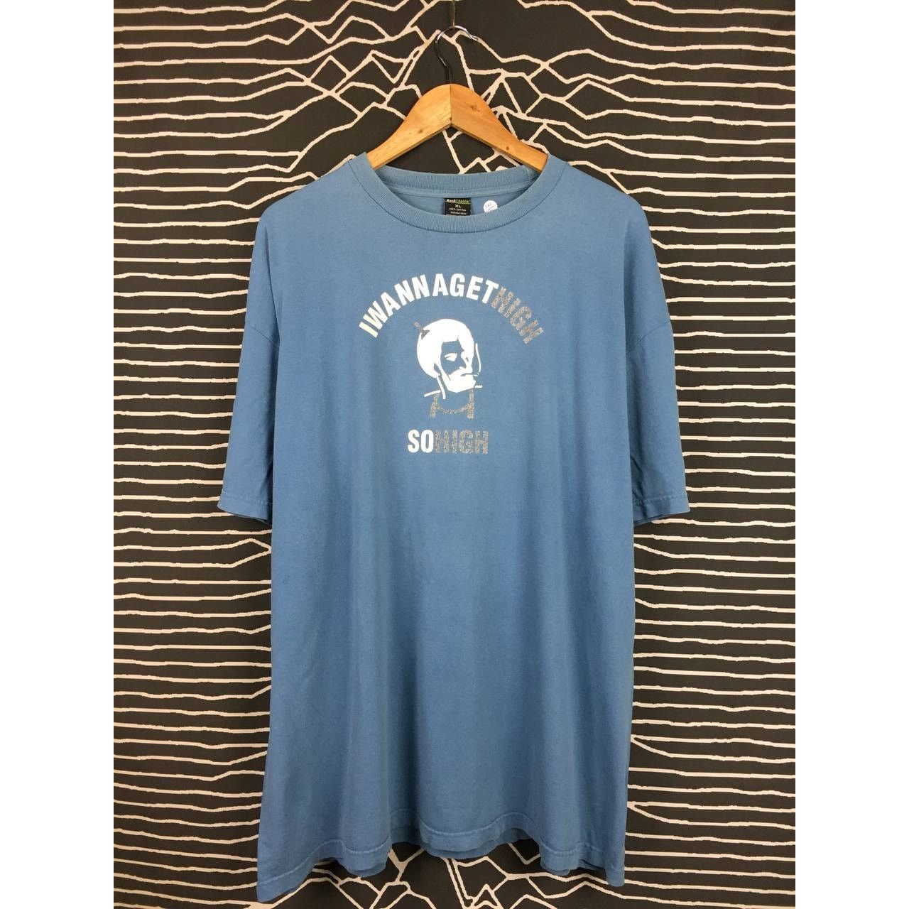 Japanese Brand × Vintage Vtg Back Channel I Wanna Get High So High Tee Size XL Size US XL / EU 56 / 4 - 1 Thumbnail
