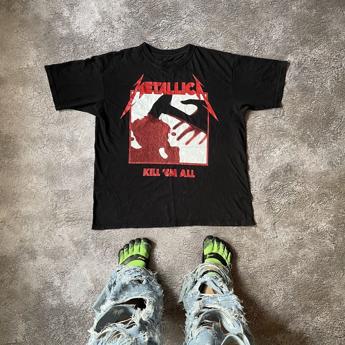 Vintage Vintage 2000s Metallica Band Graphic Tee Black Oversized L Size US L / EU 52-54 / 3 - 1 Thumbnail