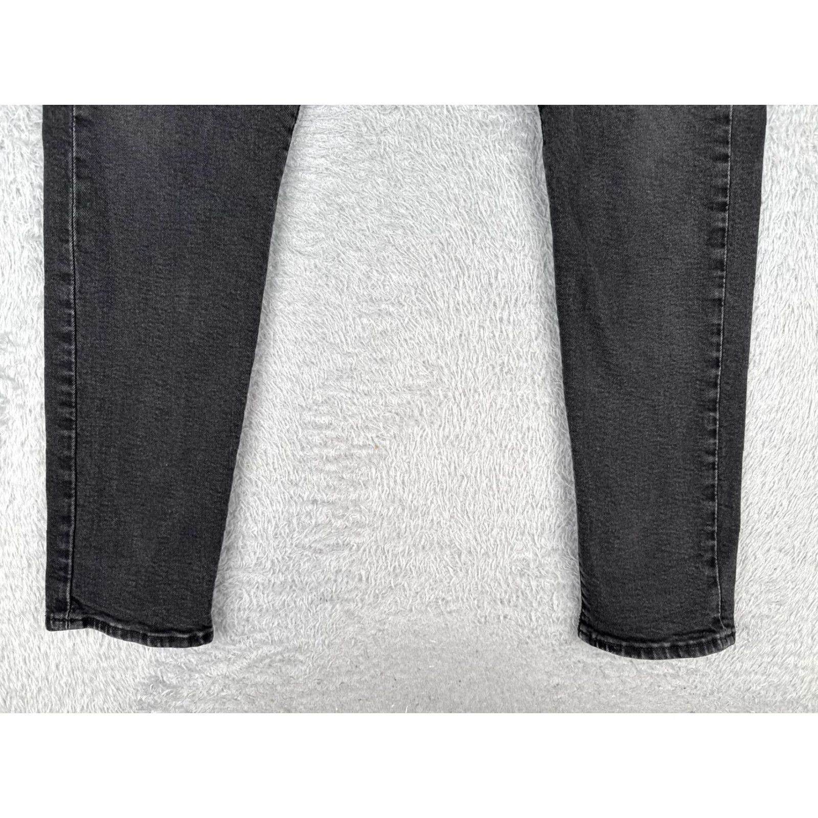 Levi's Levis Premium 512 Jeans Mens 34x32 31x29 Black Slim Tapered Denim Size US 34 / EU 50 - 2 Thumbnail