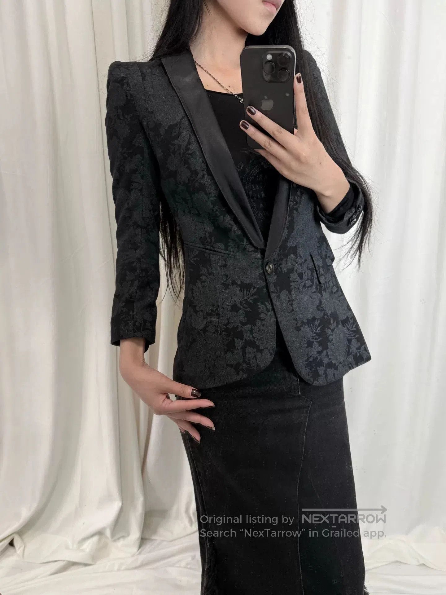 If Six Was Nine Ifsixwasnine Floral Print Blazer. Size XS / US 0-2 / IT 36-38 - 2 Thumbnail