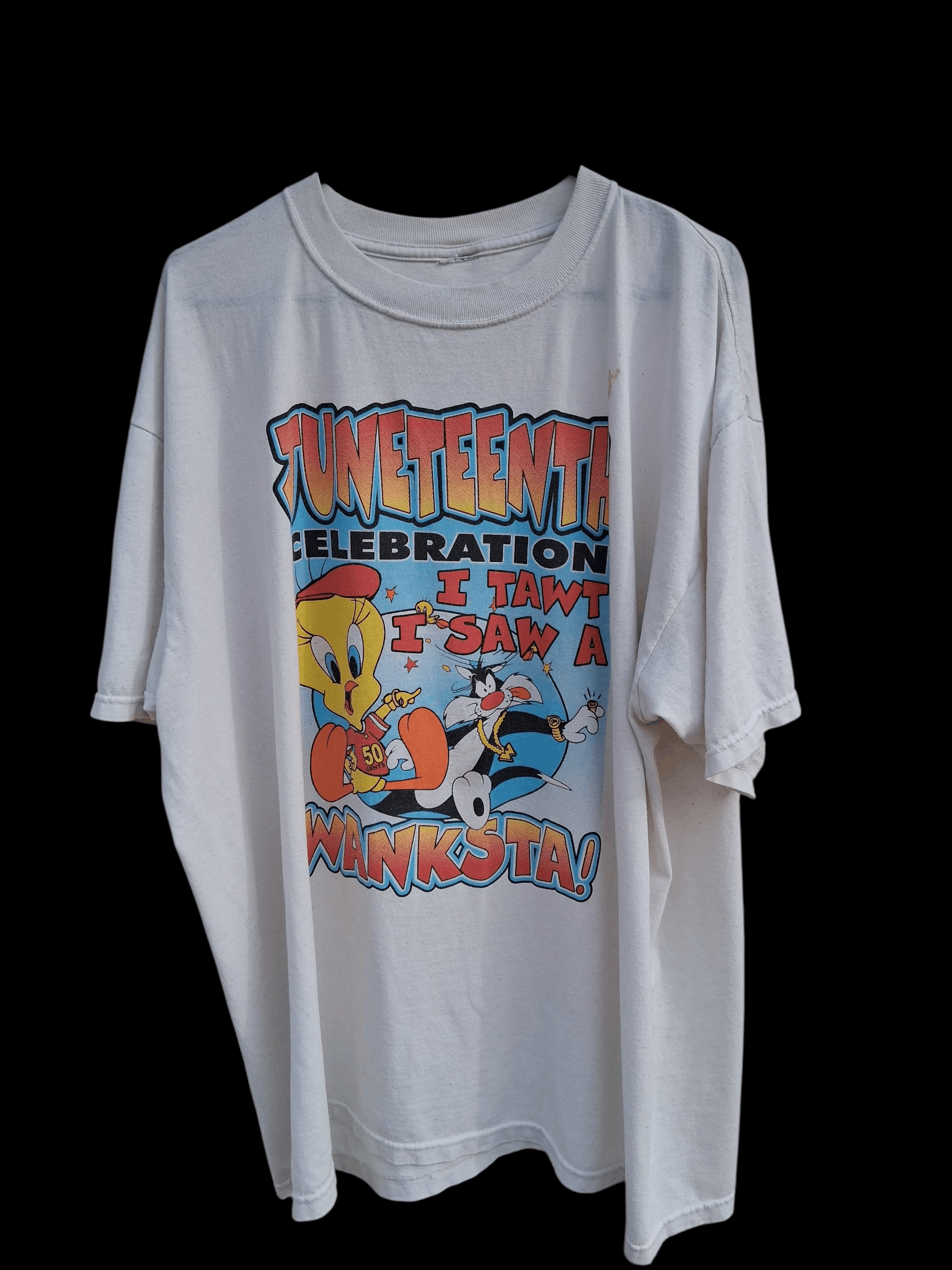 Other Vintage Juneteenth Looney Tunes Rare Rap Tee T shirt 3XL Size US XXL / EU 58 / 5 - 1 Thumbnail