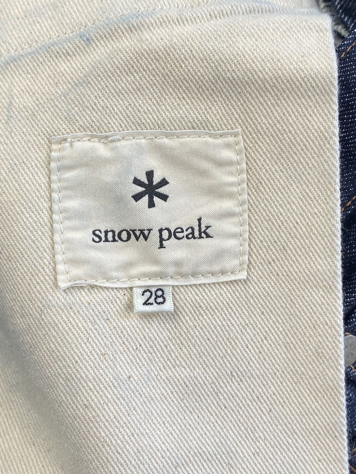 Snow Peak Snow Peak Recycled Cotton 5pkt Indigo Selvedge Jeans Sz: 28 Size US 28 / EU 44 - 8 Thumbnail
