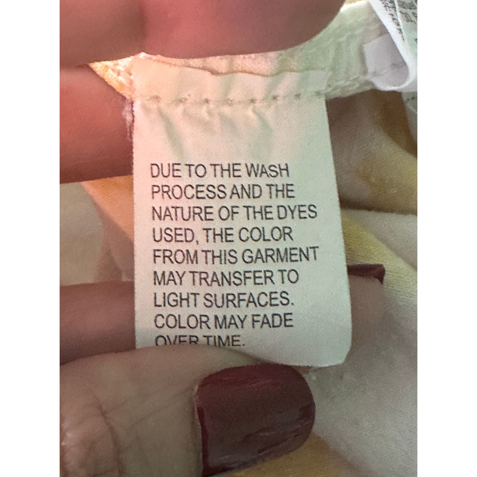 Madewell Madewell yellow tie dye short-sleeve Perfect Shirt size s Size US S / EU 44-46 / 1 - 5 Thumbnail