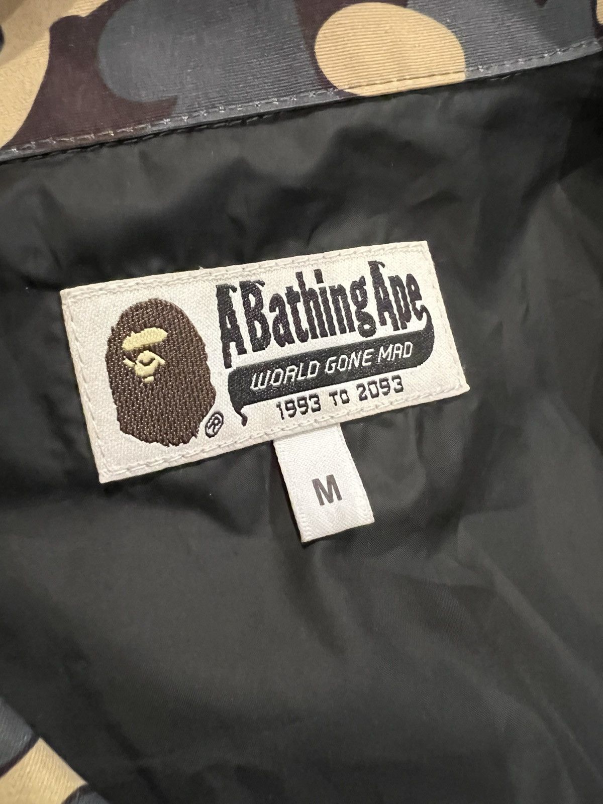 Bape A Bathing Ape Black 2024 NYC Madison Store Camo Coach Jacket Size US M / EU 48-50 / 2 - 8 Thumbnail