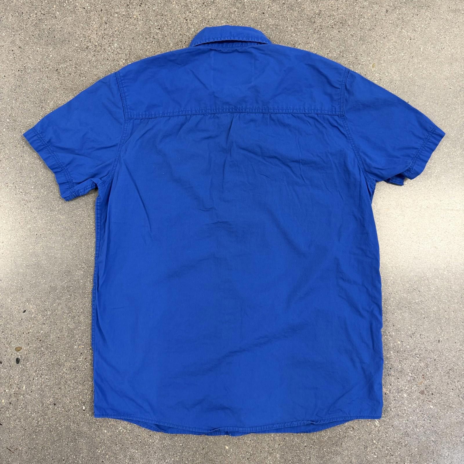 Company 81 Company 81 Shirt Mens M Blue Short Sleeve Button Up Pockets Size US M / EU 48-50 / 2 - 7 Thumbnail