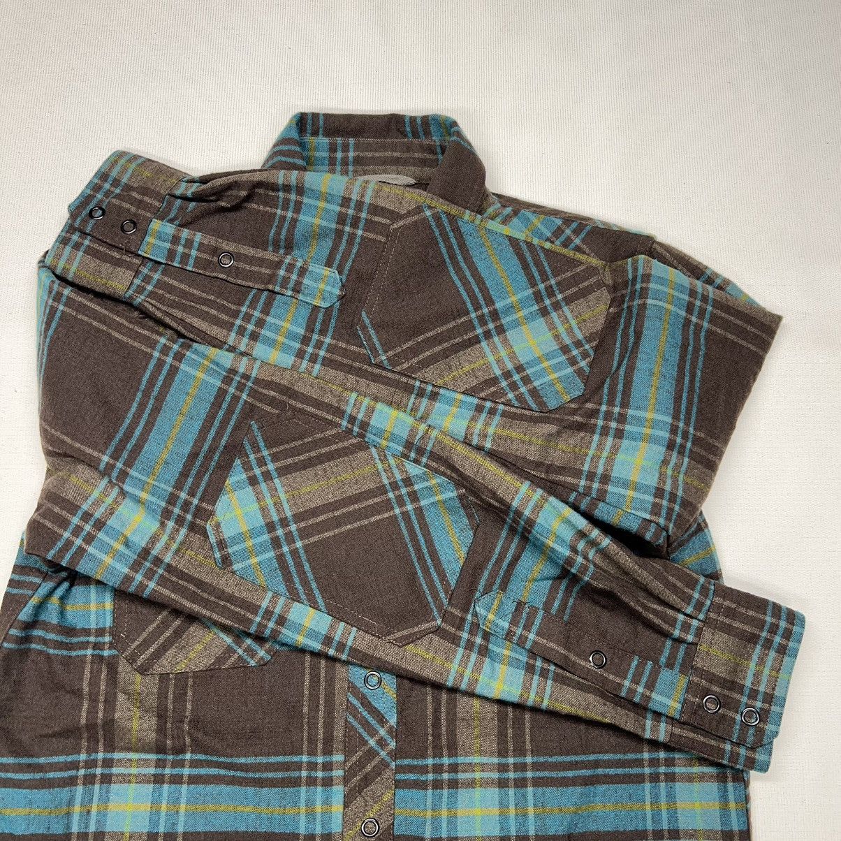 L.L. Bean L.L. Bean Flannel Shirt Plaid Brown Button Up Long Sleeve Size US S / EU 44-46 / 1 - 6 Thumbnail