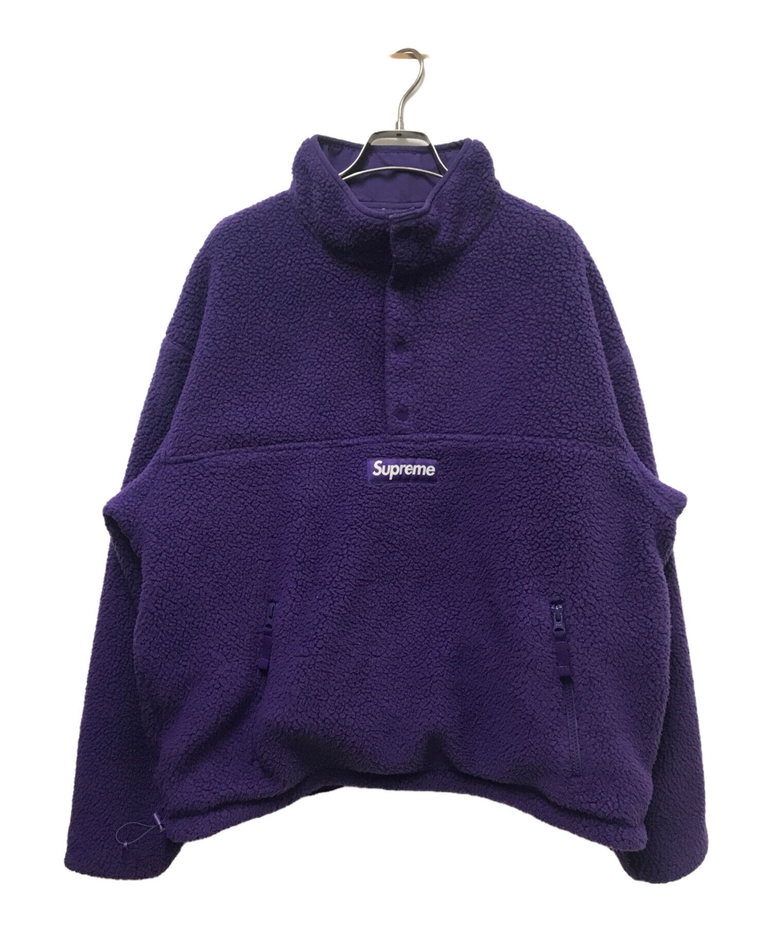 Supreme Supreme Polartec Shearling Reversible Pullover | Grailed 