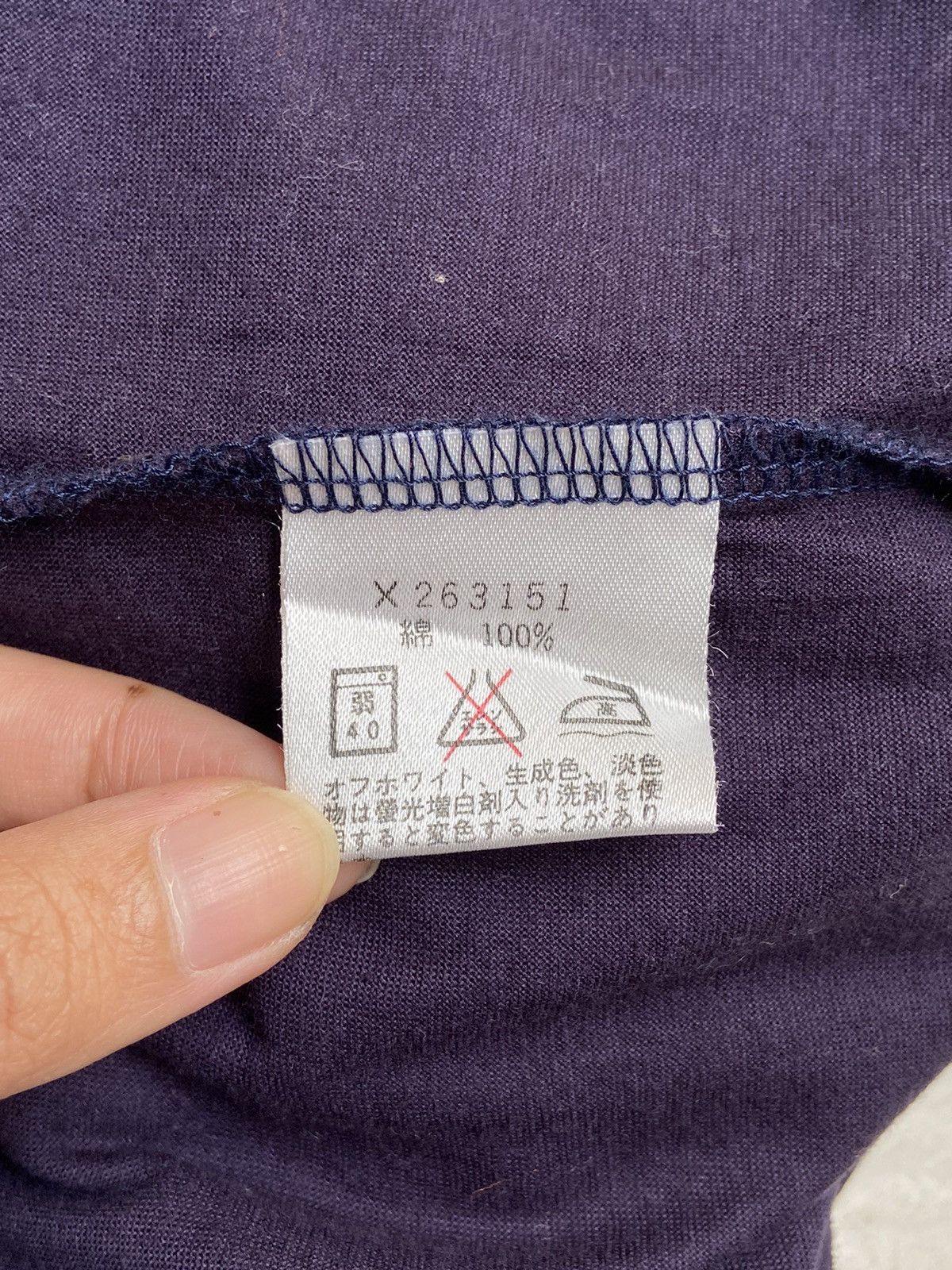 Designer A.A.R Yohji Yamamoto Purple Long Sleeve T-shirt Size US S / EU 44-46 / 1 - 7 Thumbnail
