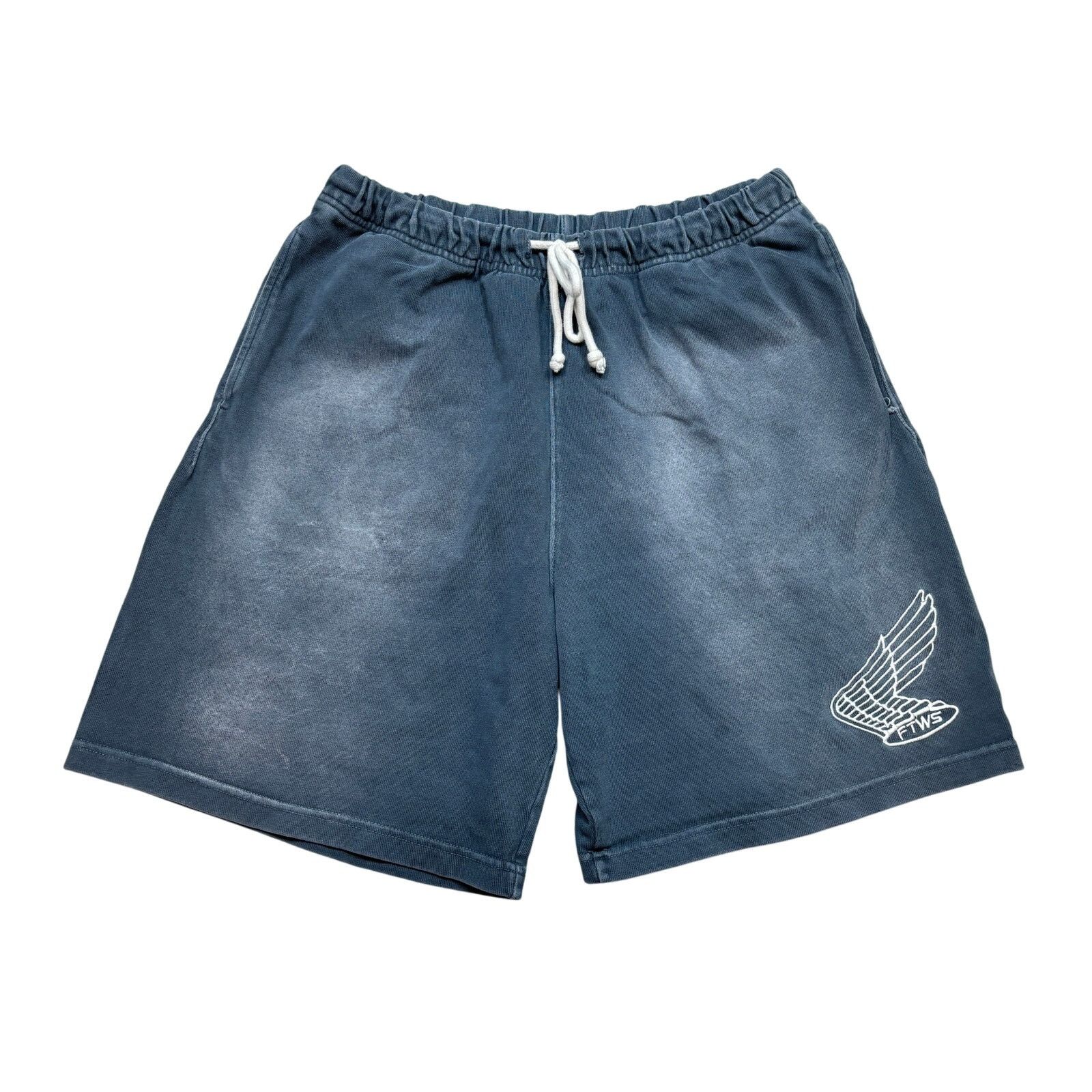 For Those Who Sin For Those Who Sin FTWS Wings Faded Sweatshorts Men's XL Size US 31 - 1 Thumbnail