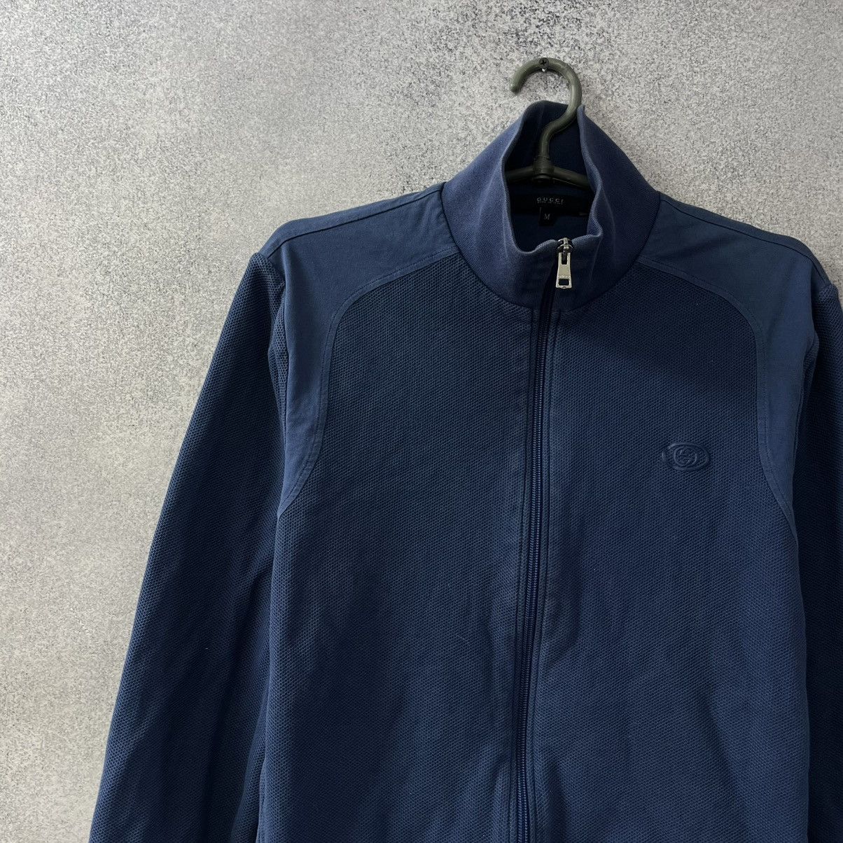 Gucci GUCCI zip sweater Blue Size US M / EU 48-50 / 2 - 3 Thumbnail