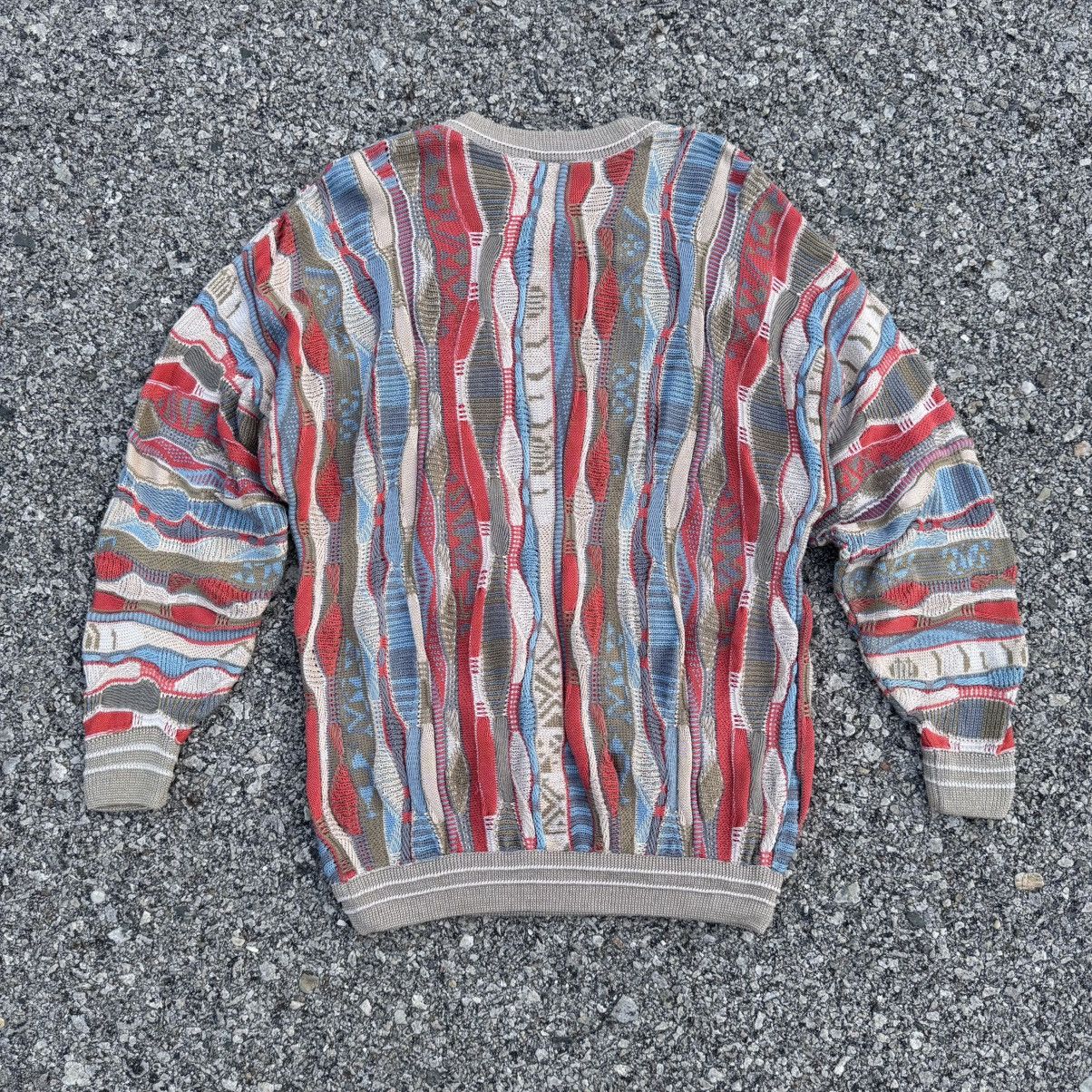 Coogi Vintage Emaroo Australia 3D Knit Sweater. Size US XS / EU 42 / 0 - 2 Thumbnail