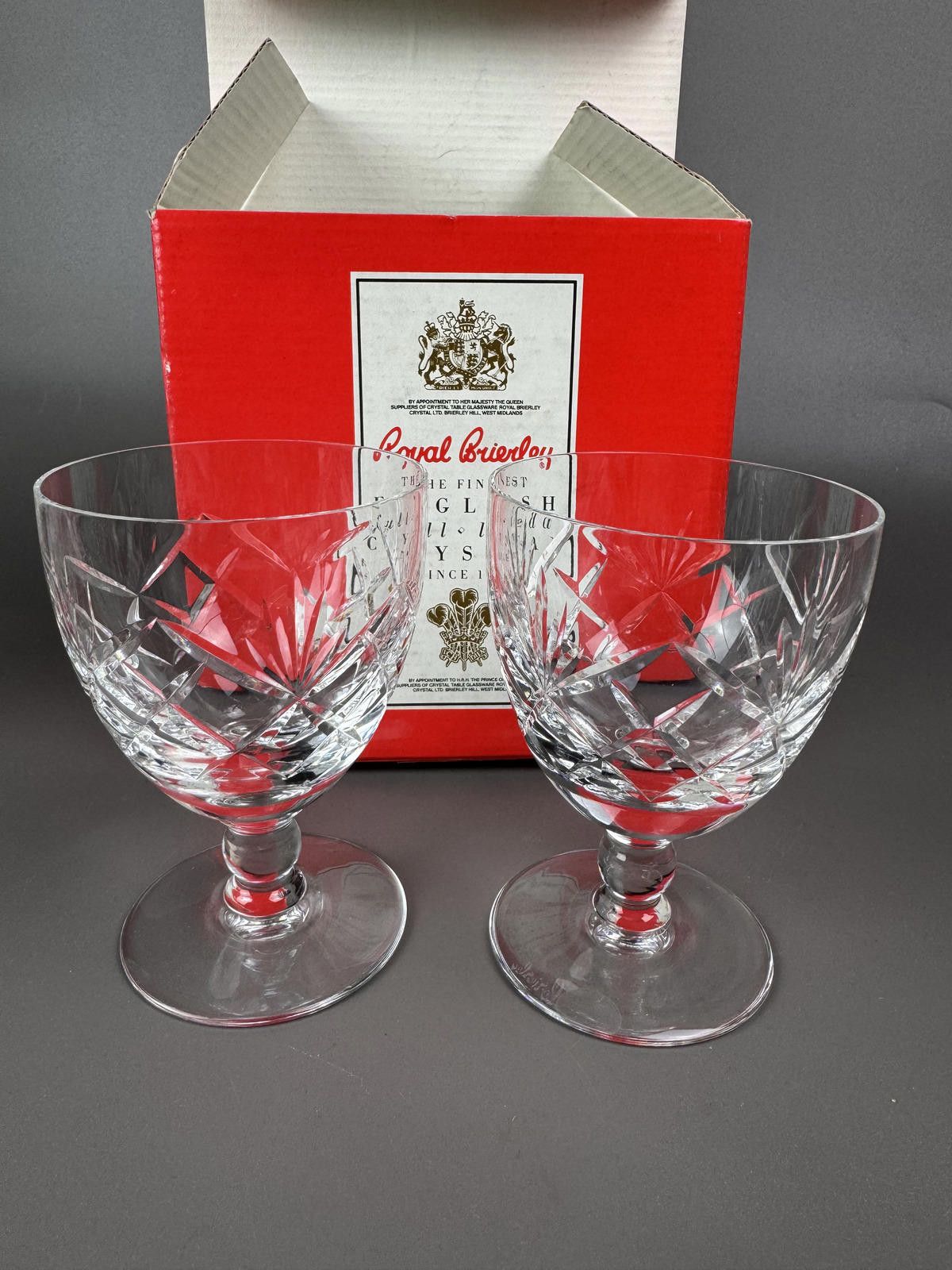 Other 2x Royal Brierley 13.5cm Tall Braemar Wine Glass. Size ONE SIZE - 3 Thumbnail