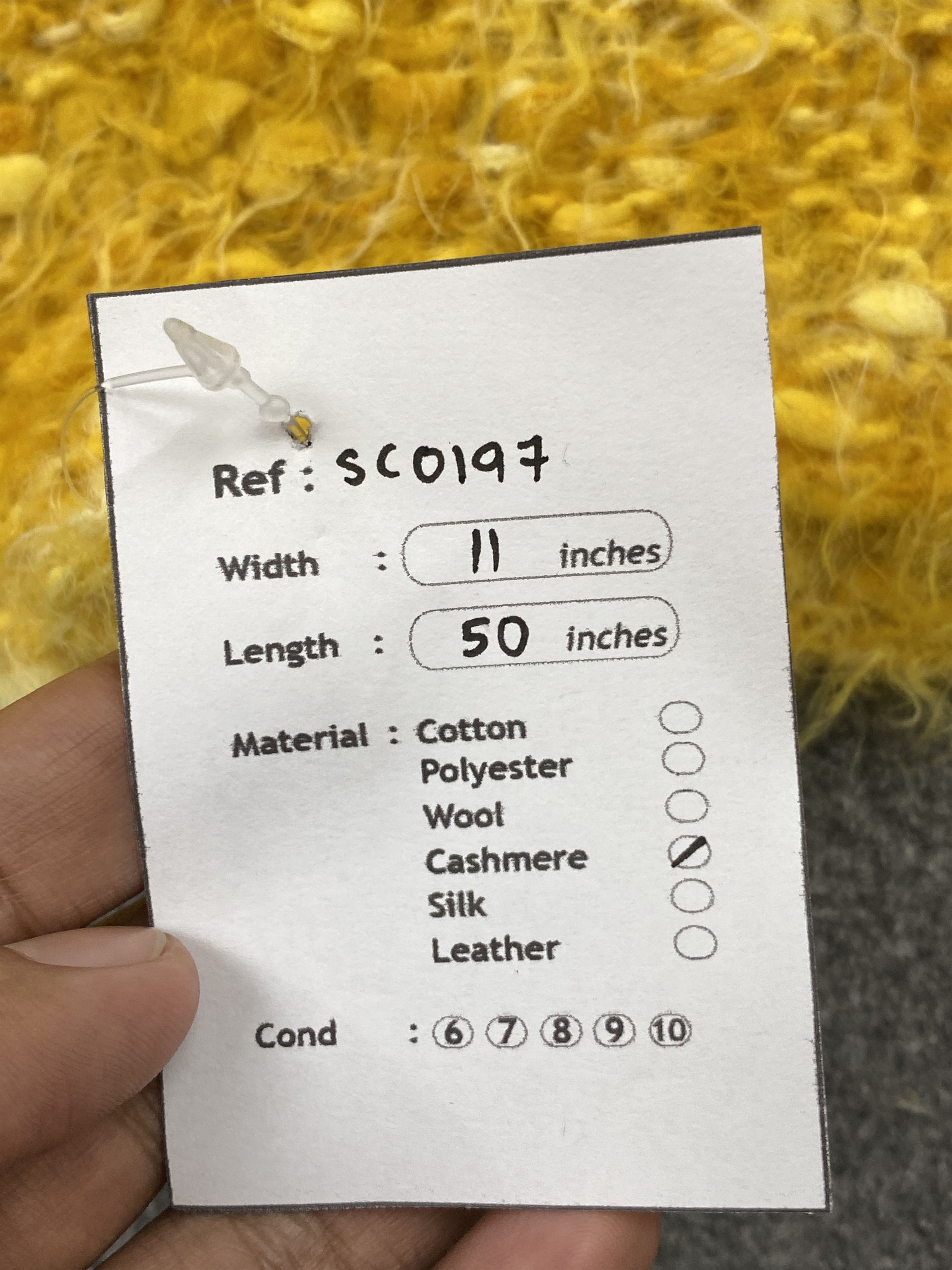 Japanese Brand Japanese Brand Cashmere Scarf / Muffler / Neckwear SC0197 Size ONE SIZE - 10 Thumbnail