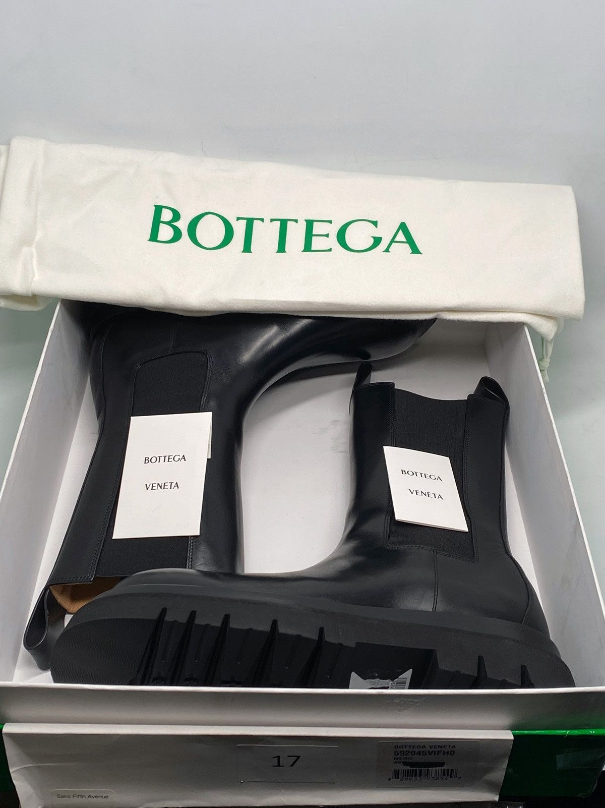 Bottega Veneta Bottega Veneta Lug Sole Leather Boots size 40 Size US 10 / IT 40 - 14 Thumbnail