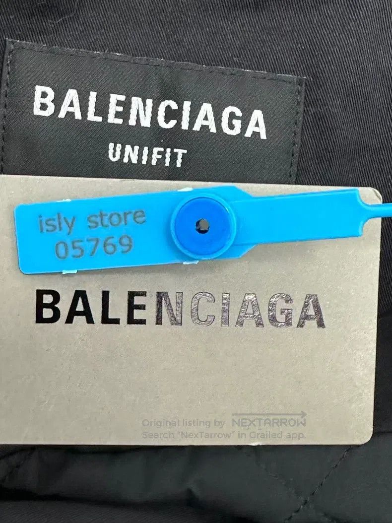 Balenciaga Balenciaga Embroidered Oversized Parka - Black Size US S / EU 44-46 / 1 - 4 Thumbnail