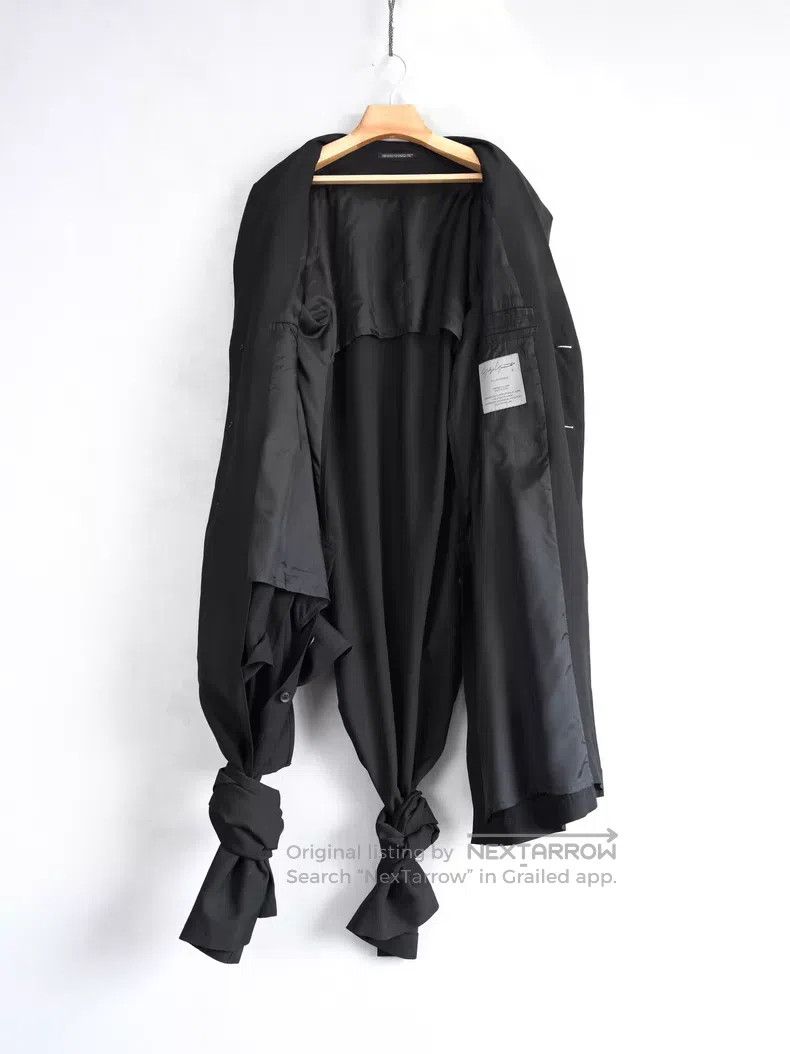 Yohji Yamamoto Yohji Yamamoto 24SS asymmetrical coat with rope knot detai Size US S / EU 44-46 / 1 - 4 Thumbnail