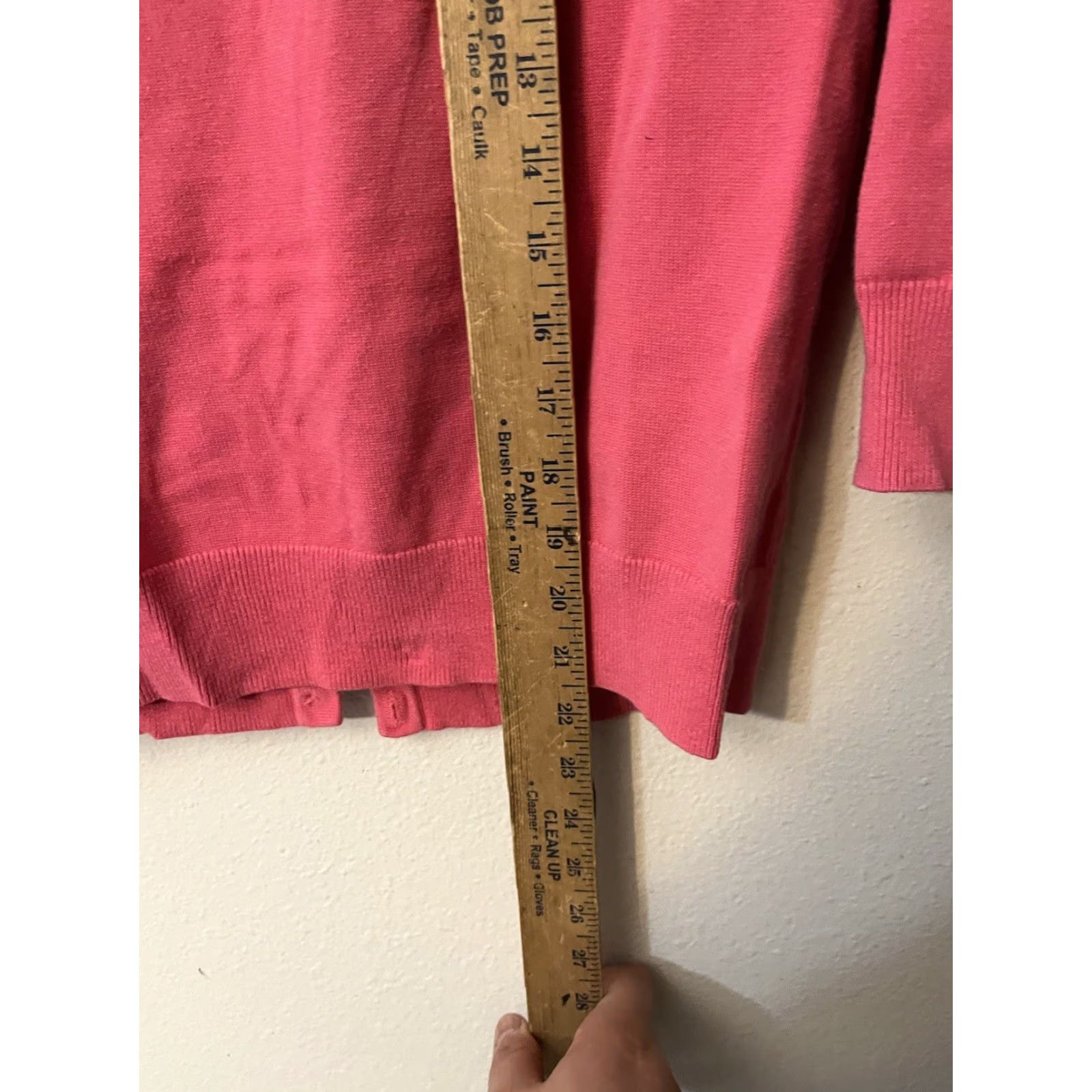 Talbots Talbots Cardigan SweatEr Pink Pima Cotton 3/4 Sleeve Round Neck Knit Ladies PM Petite Size Womens Size M / US 6-8 / IT 42-44 - 4 Thumbnail
